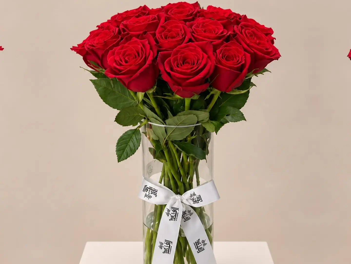 Red Rose Vase