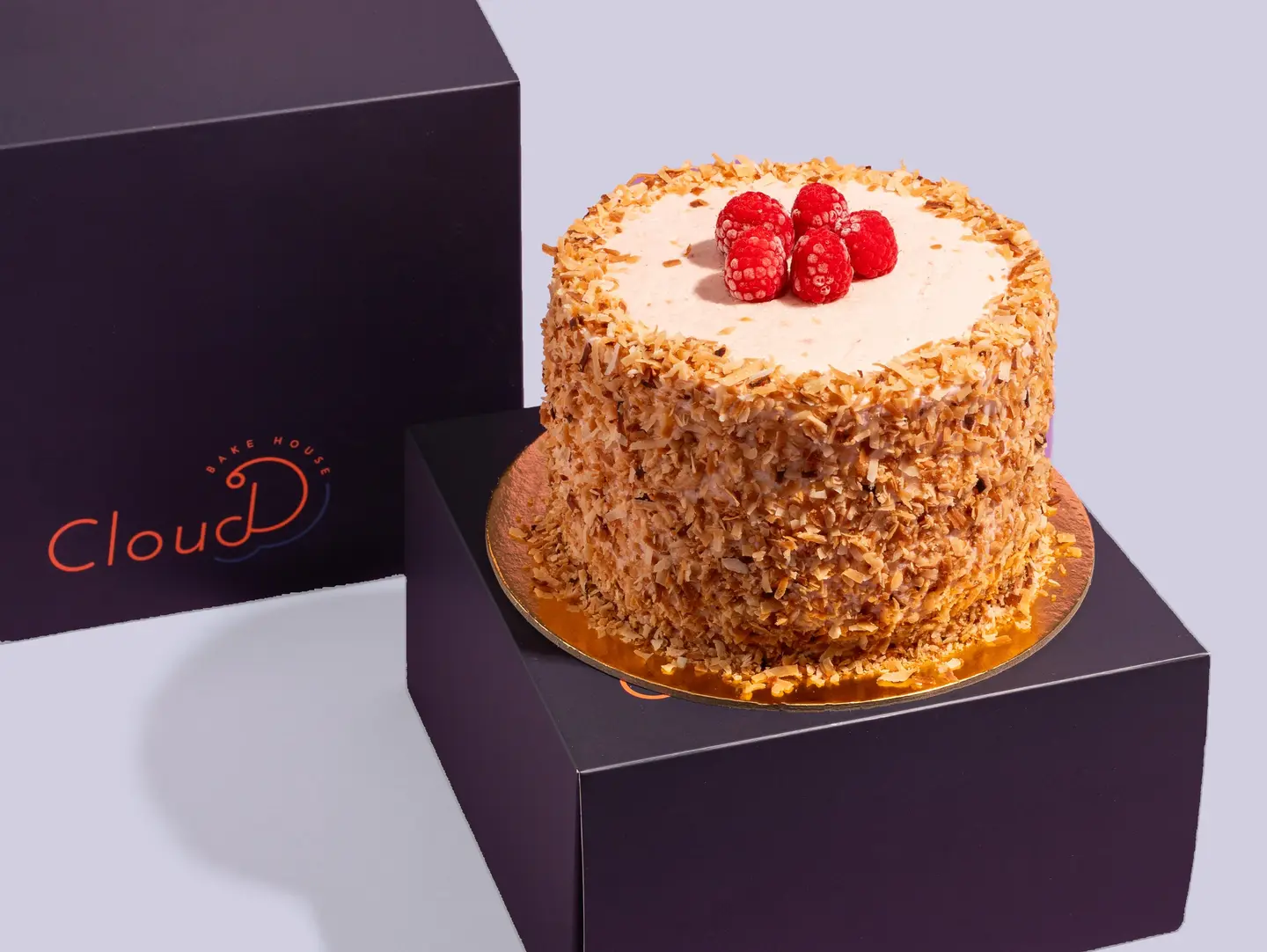 Lemon Cake With Raspberry