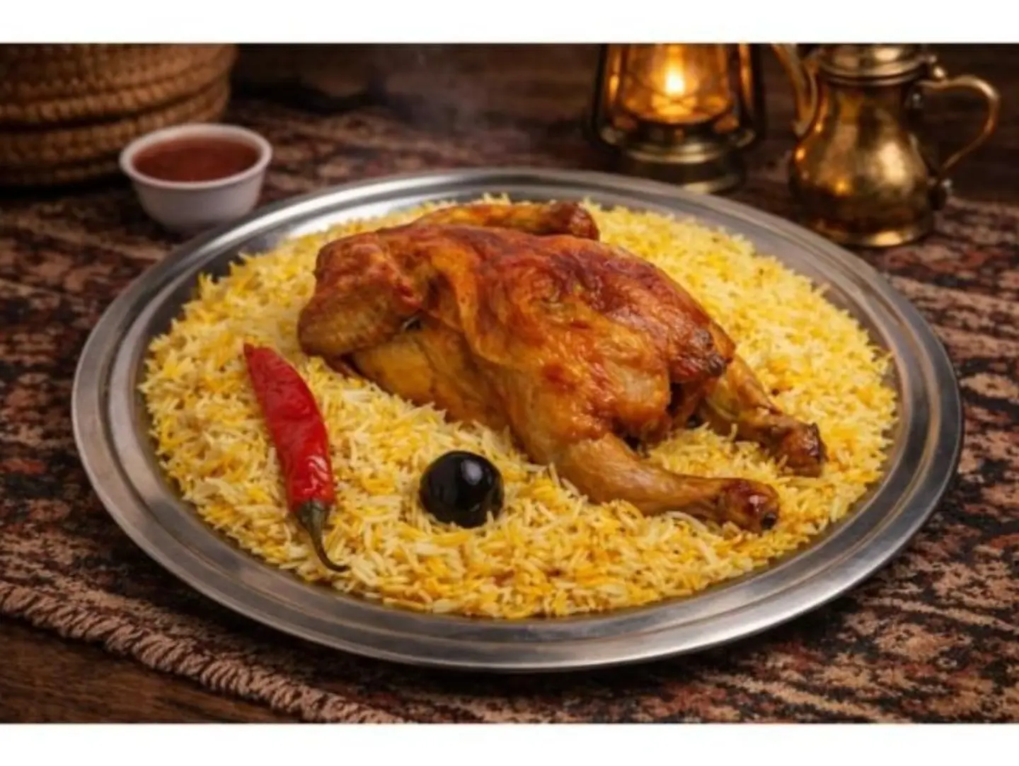 Half A Mandi Chicken