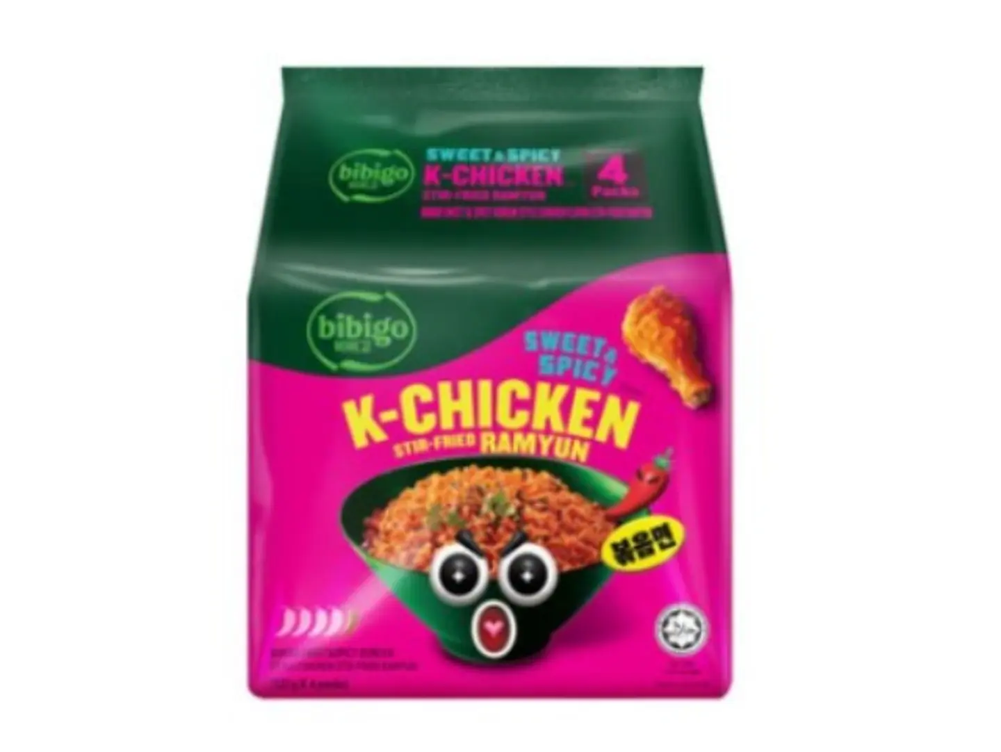 Bibigo Sweet & Spicy K Chicken Stir Fried Ramyun Bundle