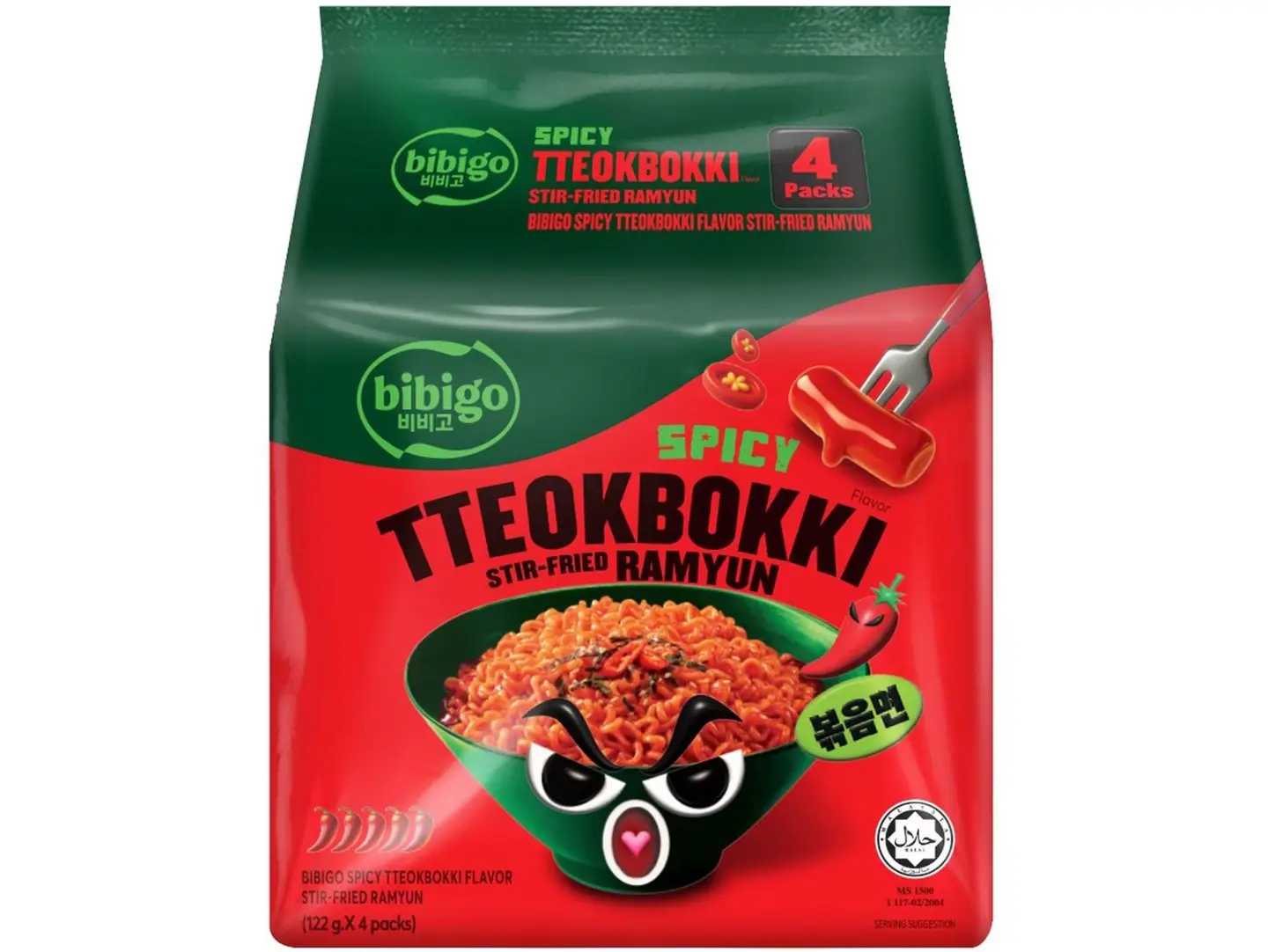 Bibigo Spicy Tteokbokki Stir Fried Ramyun Bundle