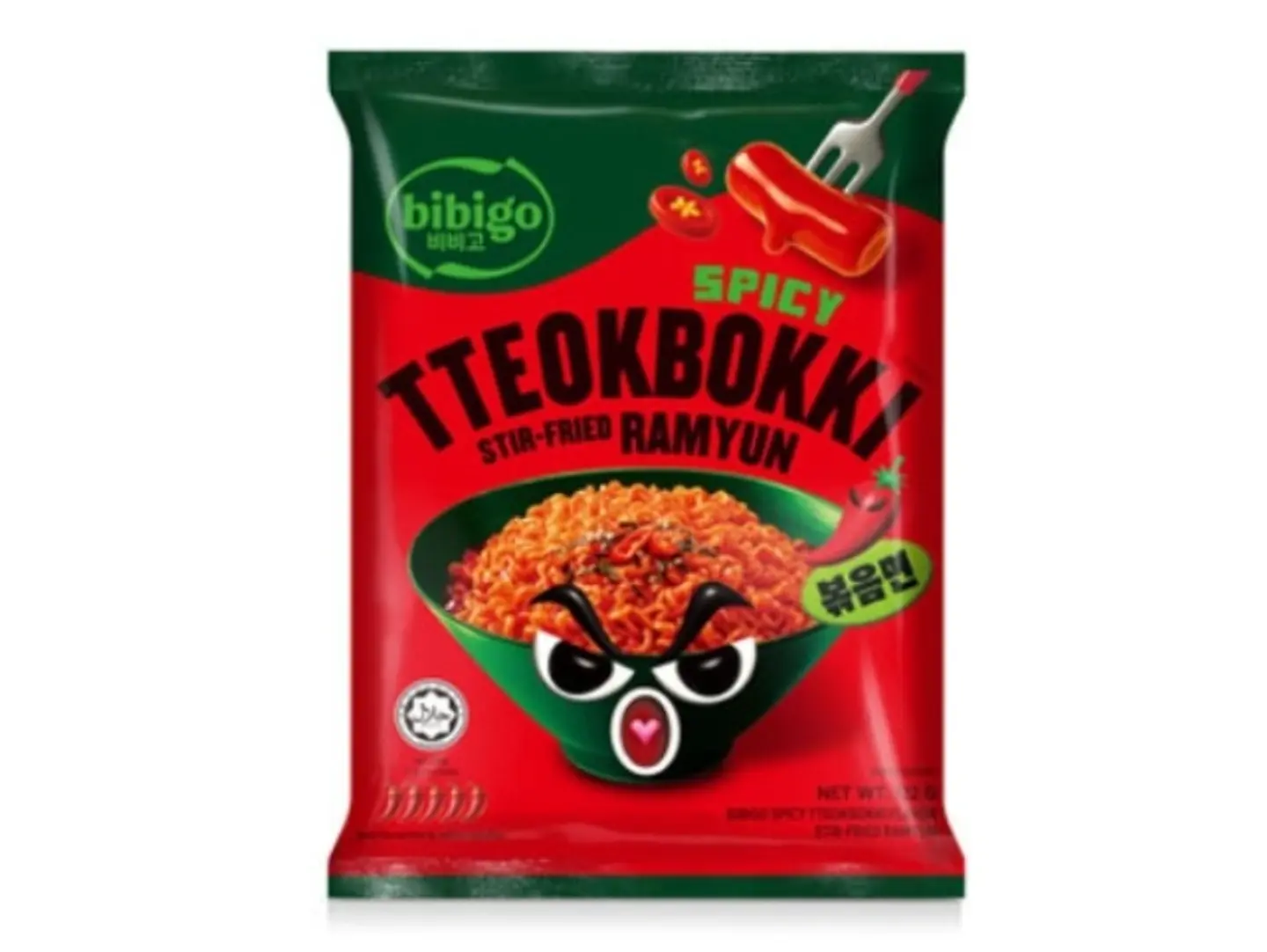 Bibigo Spicy Tteokbokki Stir Fried Ramyun Pack