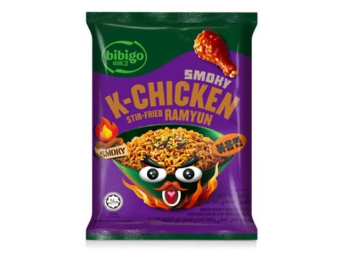 Bibigo Smoky K Chicken Stir Fried Ramyun Pack