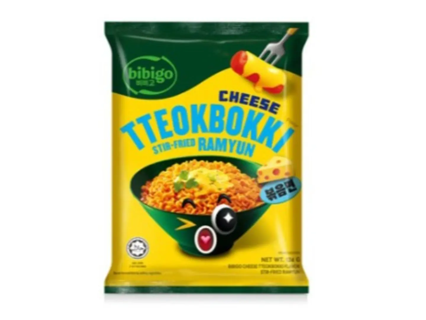 Bibigo Cheese Tteokbokki Stir Fried Ramyun Pack
