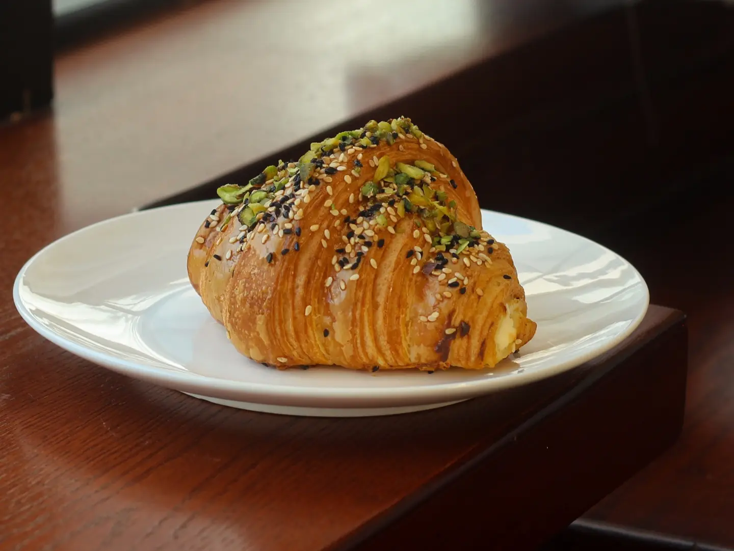 Feta Croissant With Honey