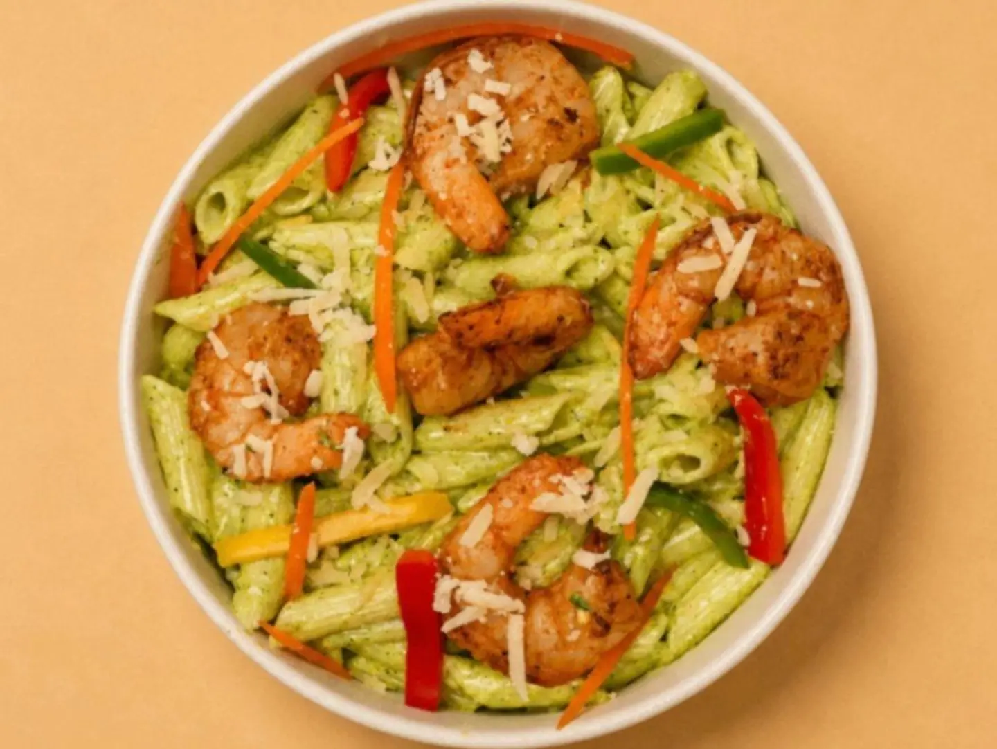 Prawn Pesto Pasta