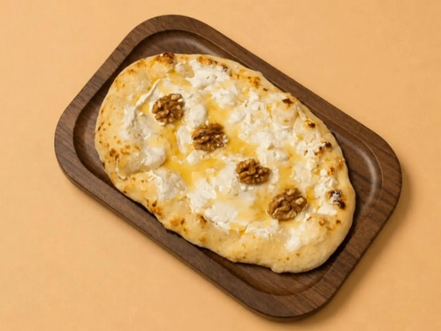 Labneh Manakish Served