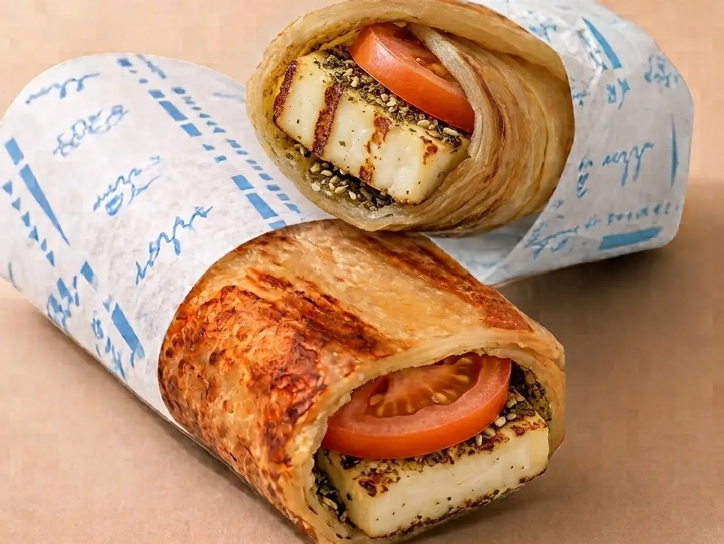 Halloumi Chapati