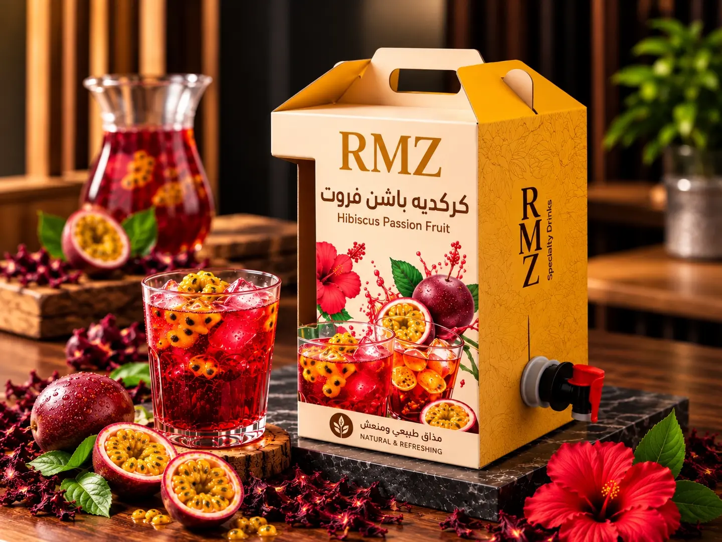 Hibiscus Passion Fruit Box