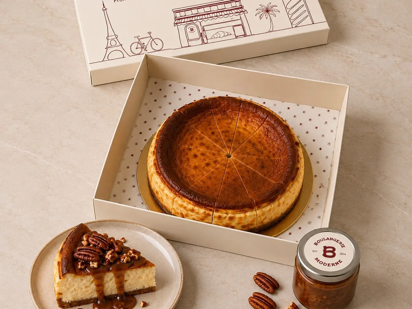 Box Madrid Cheesecake 12 Pcs