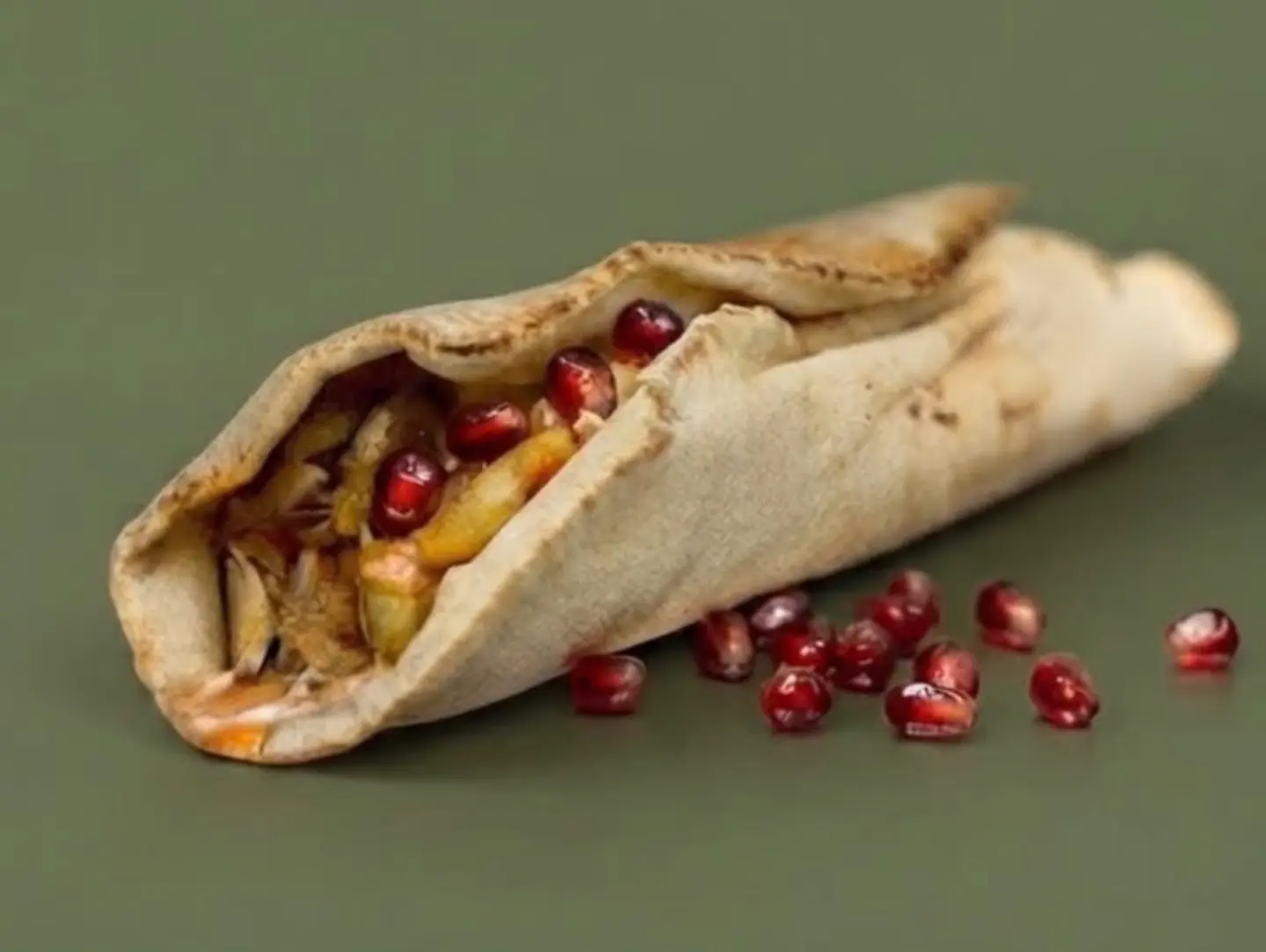 شاورما أم رمان