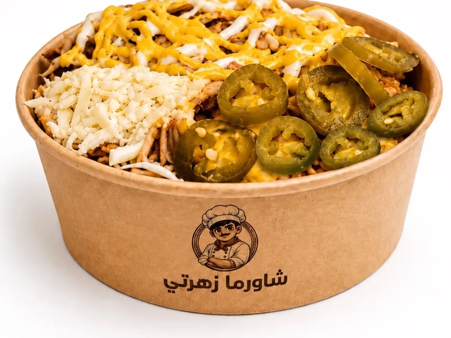 Shawarma Meat Plate With Cheese
