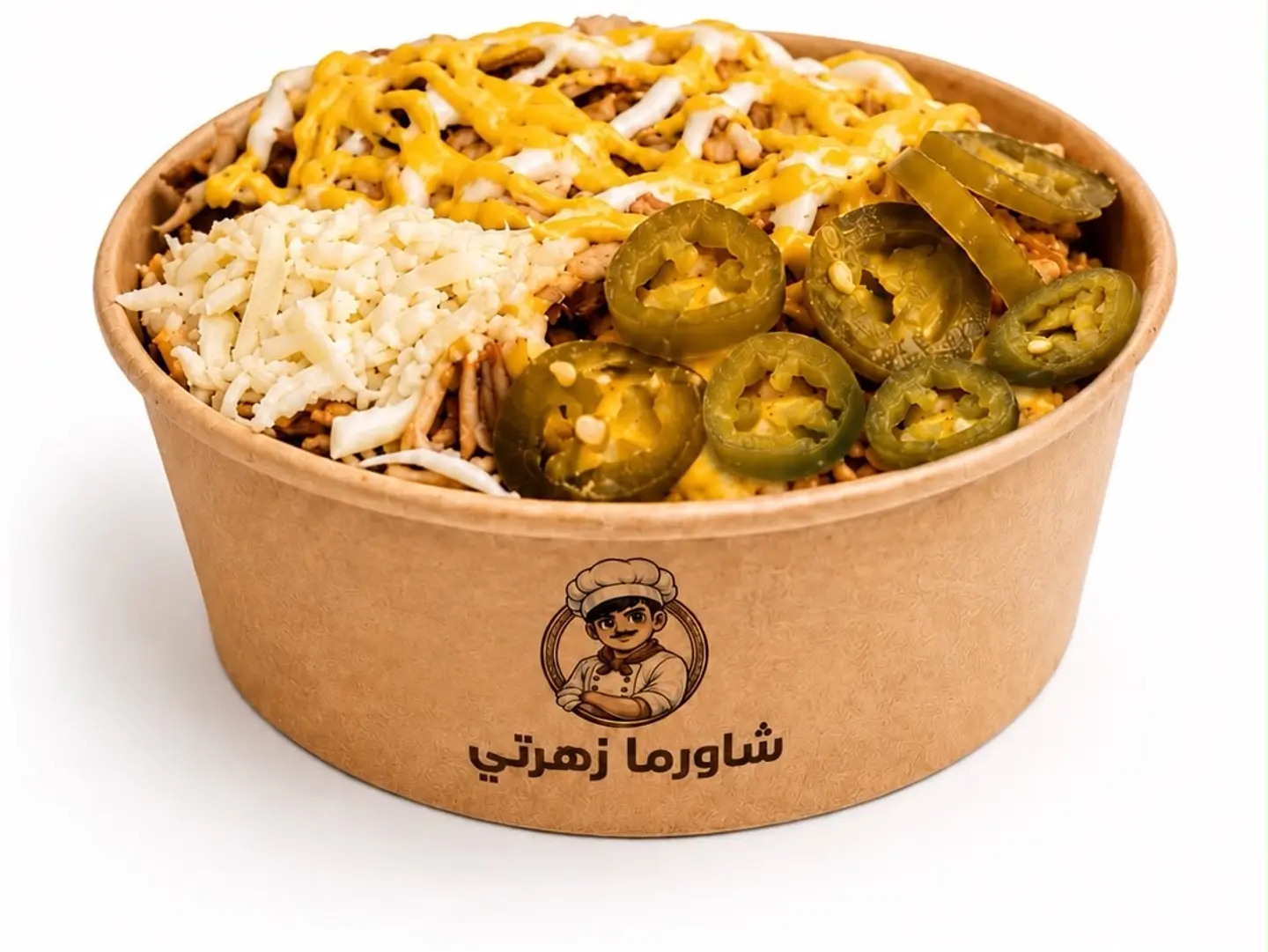 Shawarma Chicken Plate With Cheese