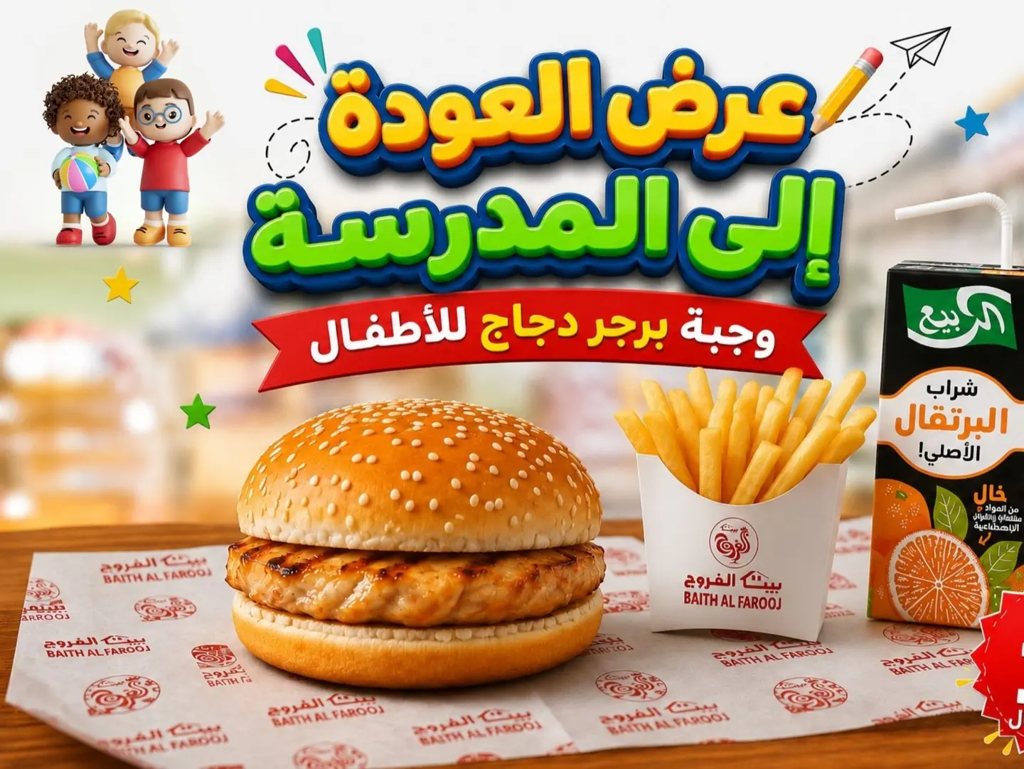 Kids Burger Meal