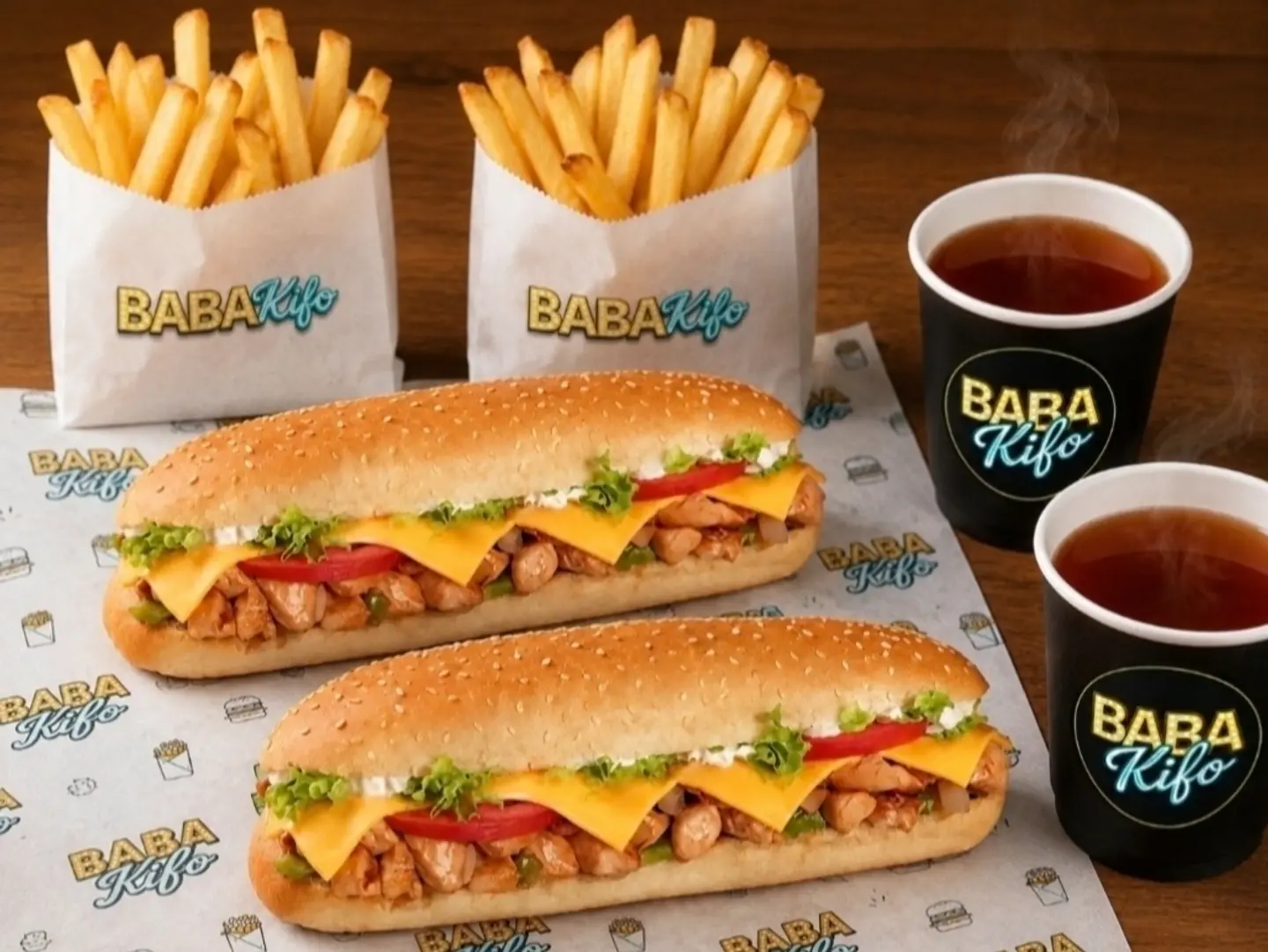 Combo Chicken Fajita Sandwiches