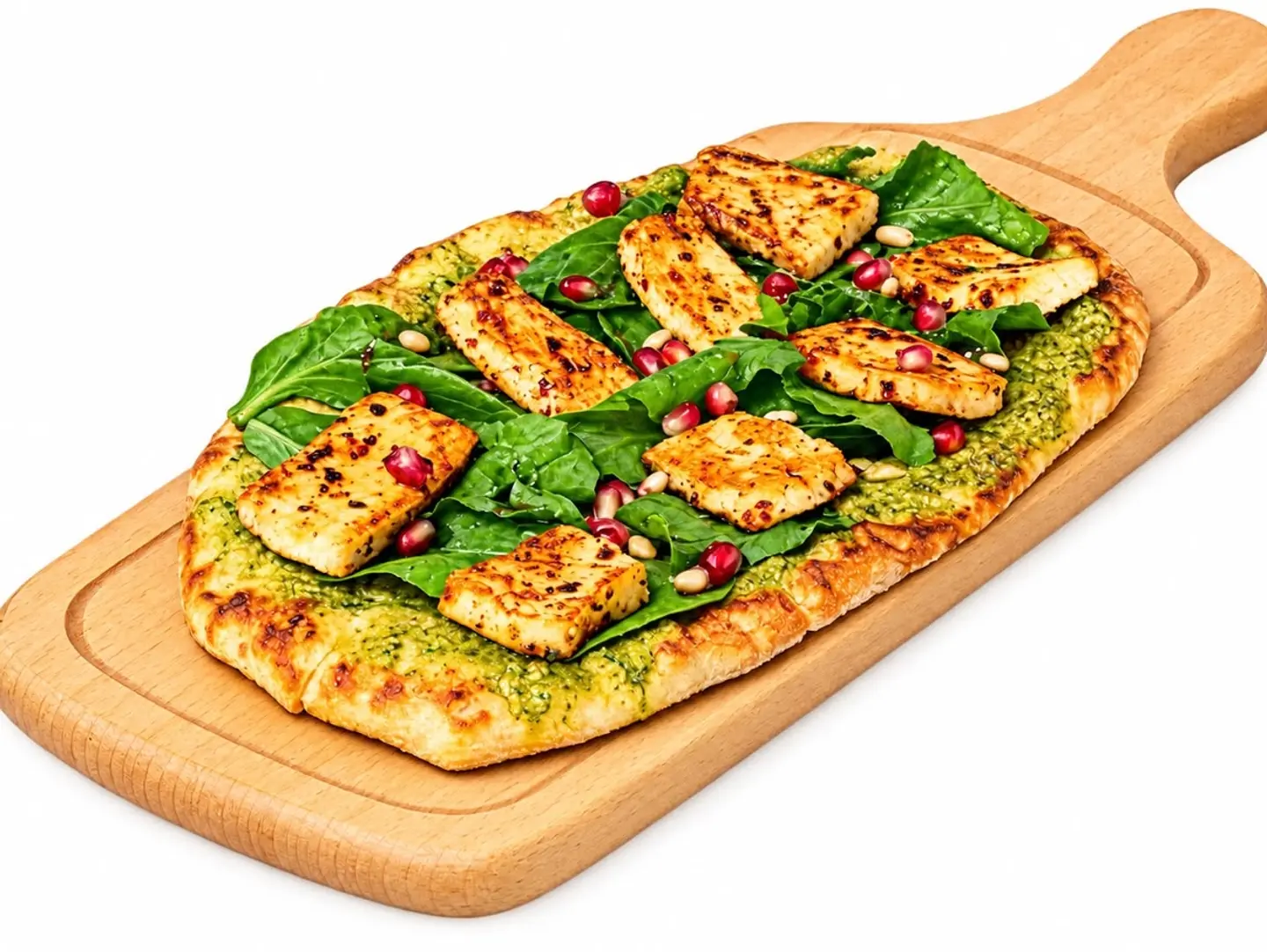 Halloumi With Pesto