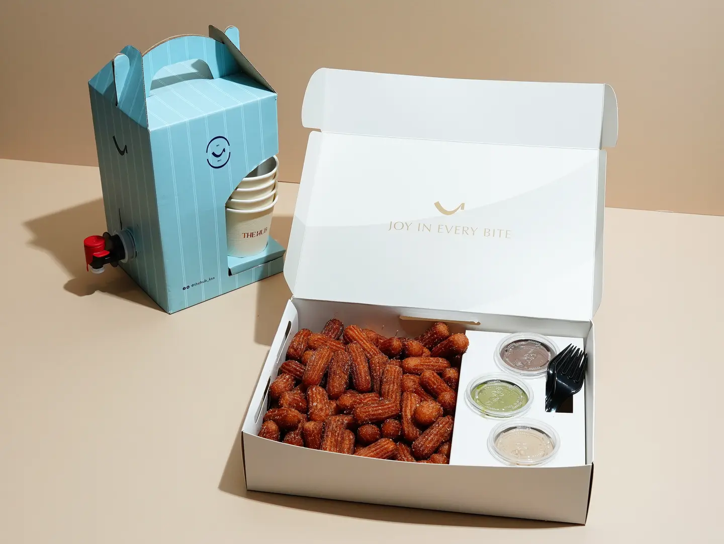 Family Gatherings Churros With Choice Of Coffee Jugs