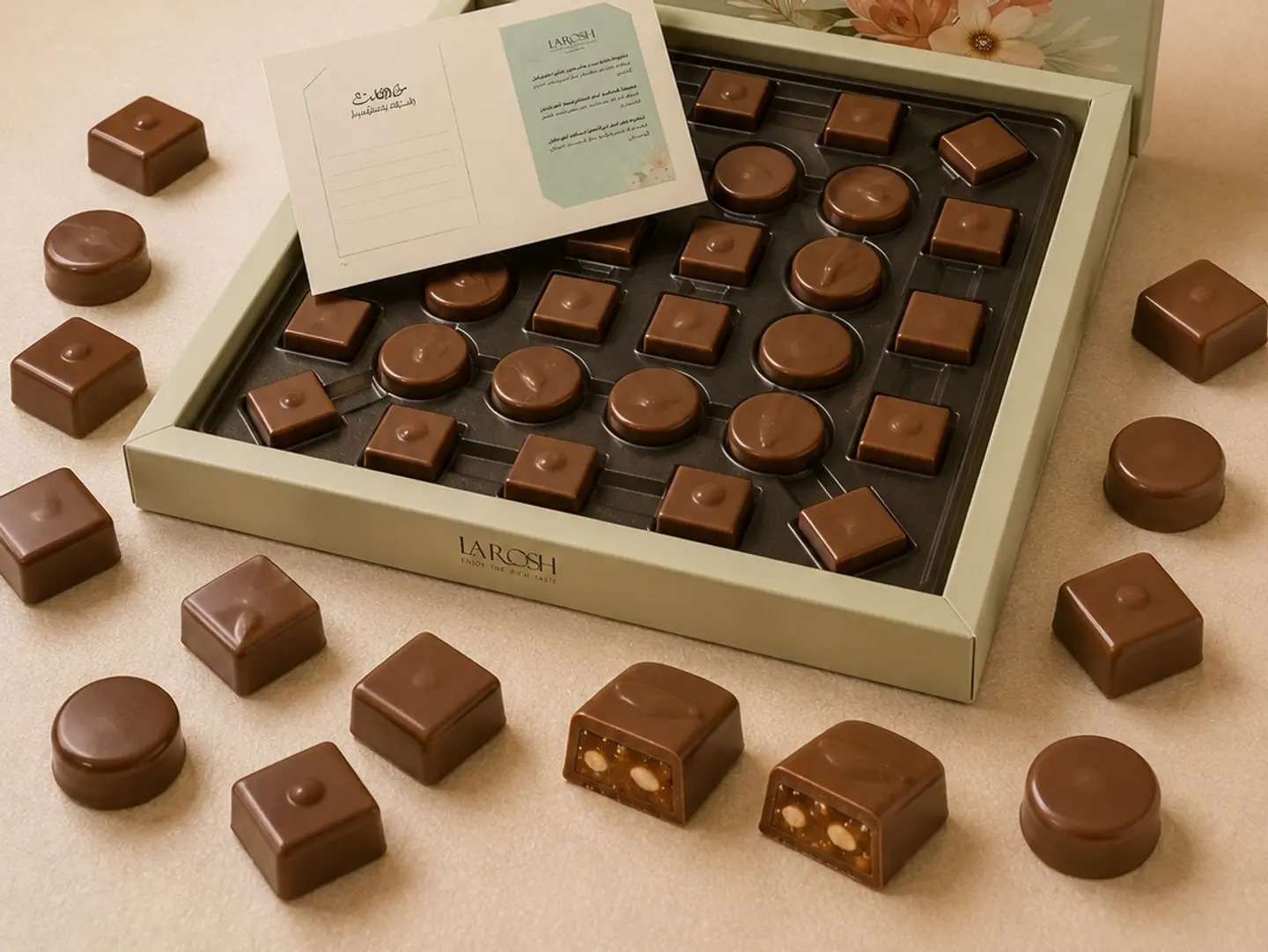 Caramel And Hazelnut Chocolate Box