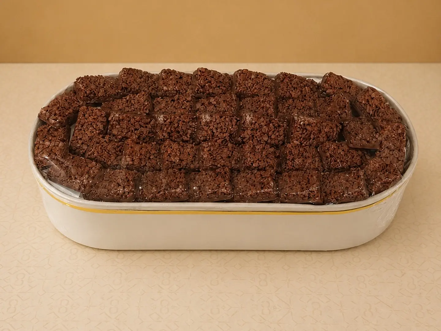 Tray Of Crunchy Belgian Chocolate
