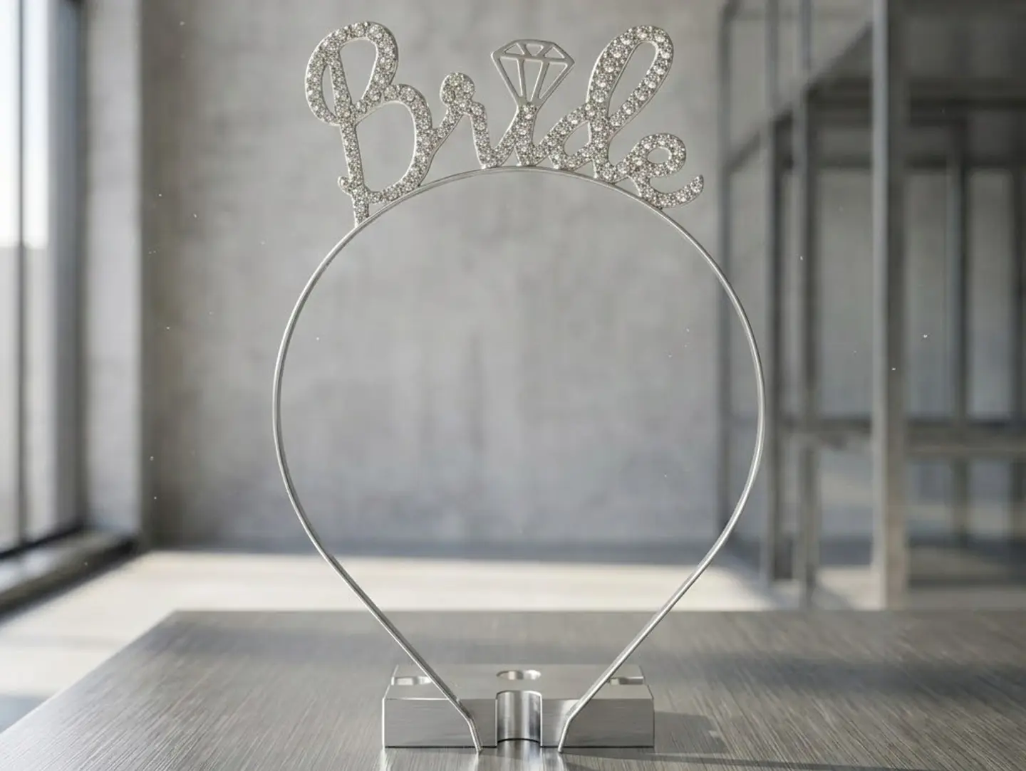 Bride To Be Metallic Crown