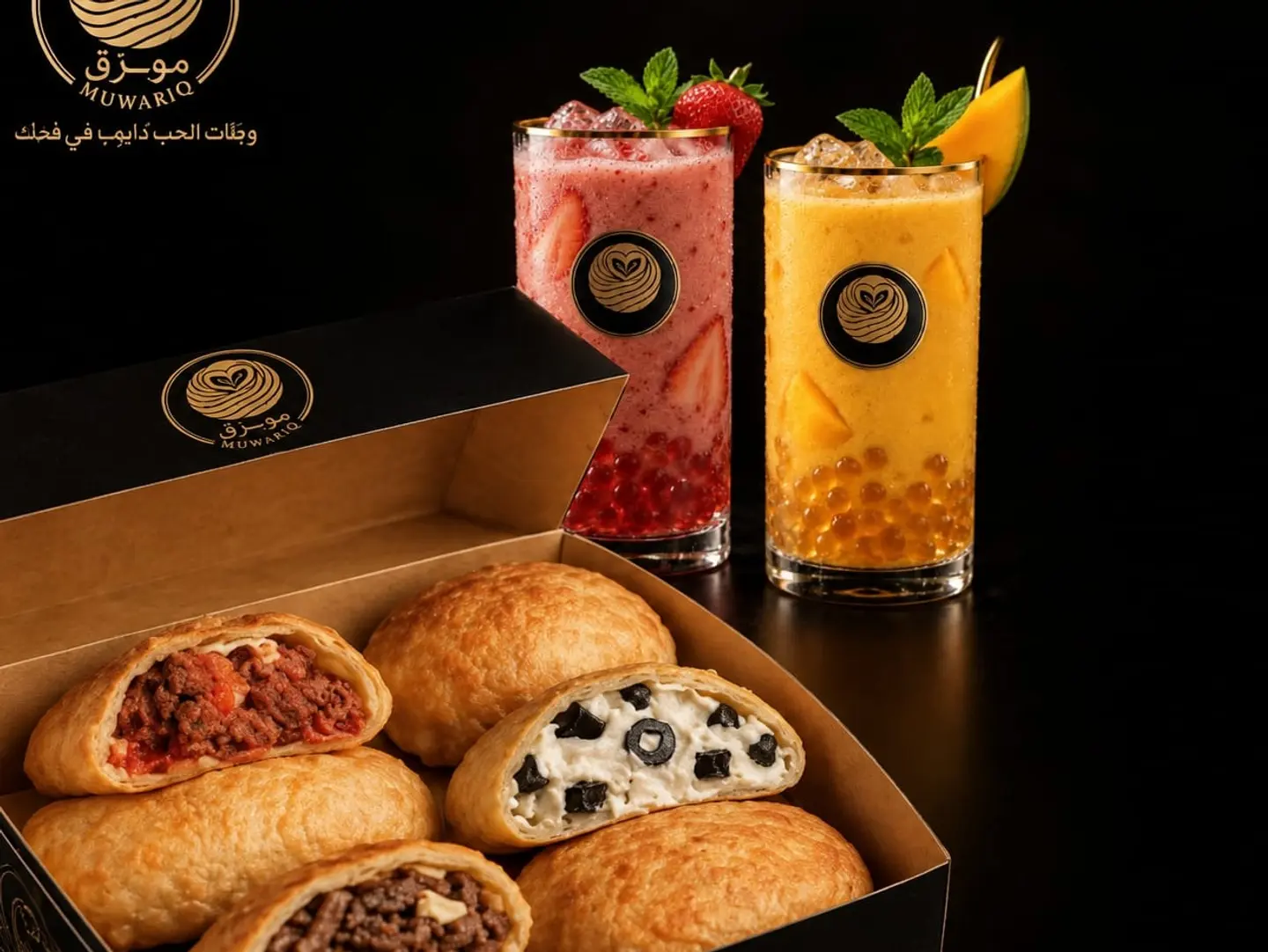 Box Of 6 Pie Of Your Choice + 2 Juices