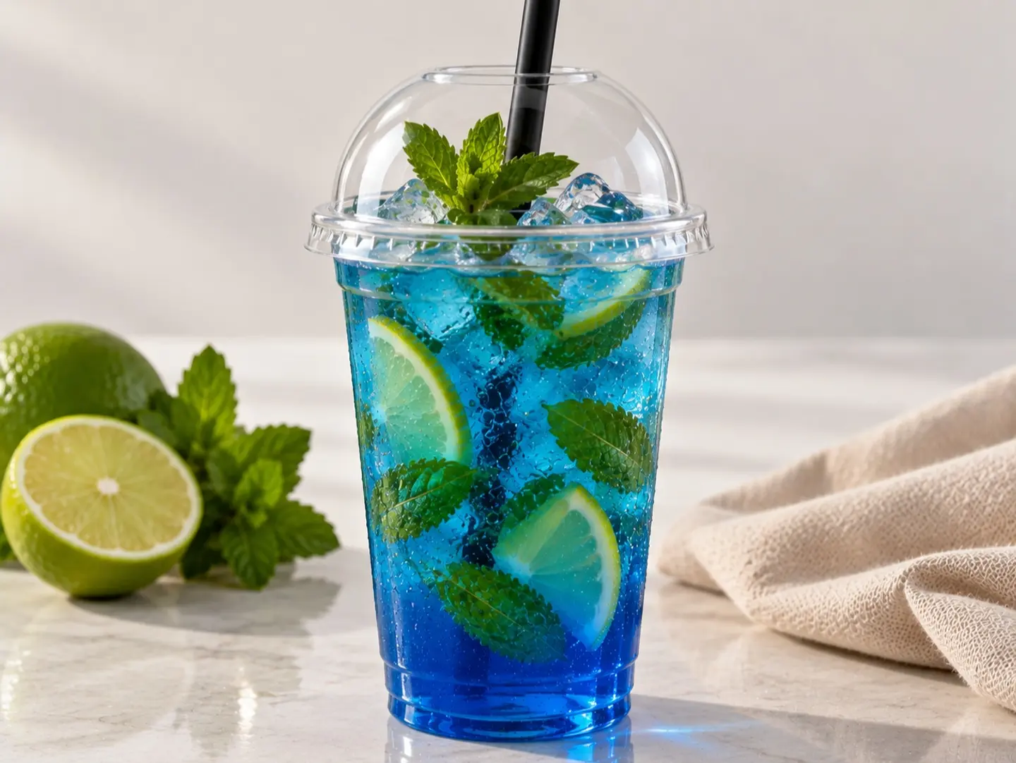 Blue Curaca Mojito
