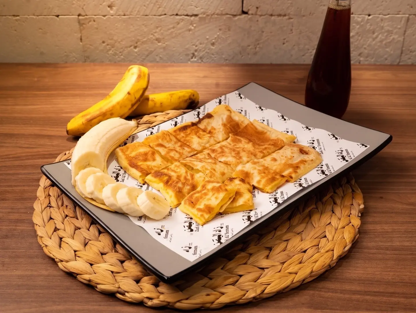 مطبق جبنة حلو موز