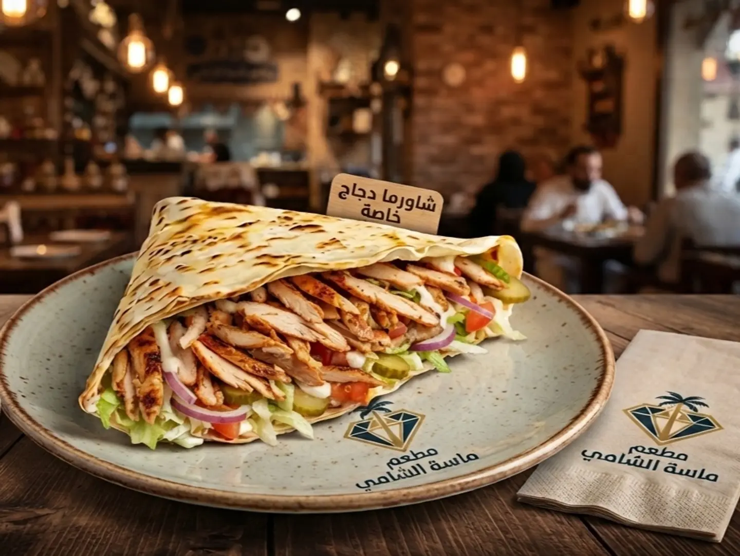 Chicken Shawarma Crepe