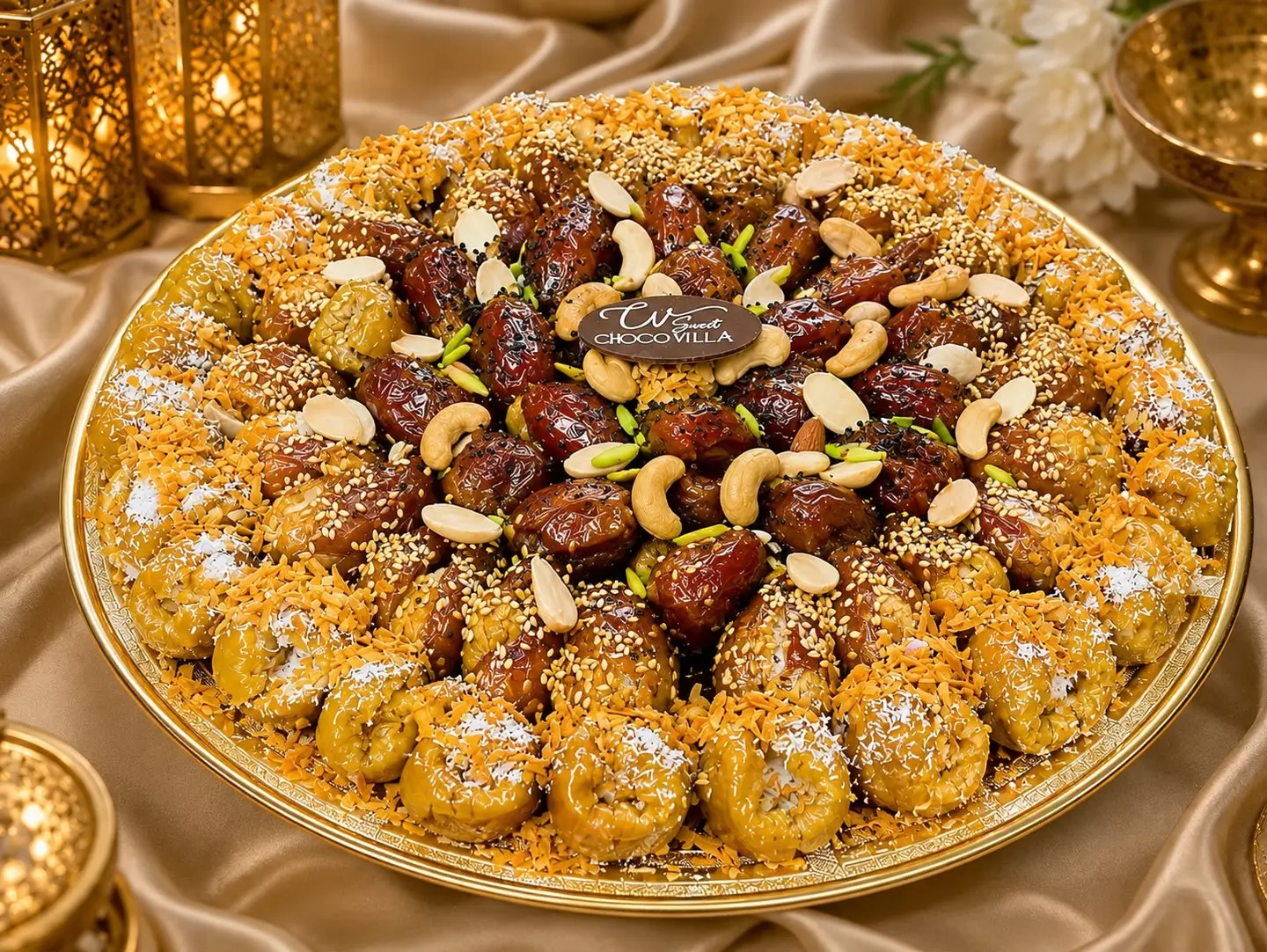 تمر فاخر بحشوة المكسرات صغير