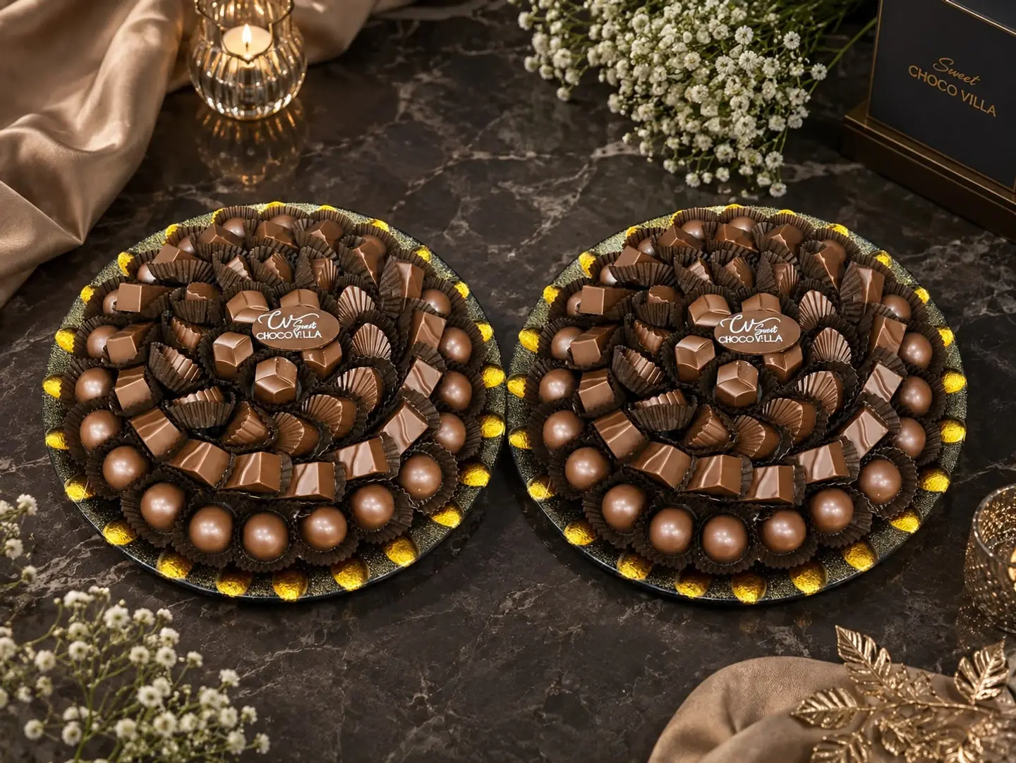 Belgian Chocolate Tray With Luxurious Italian Fillings