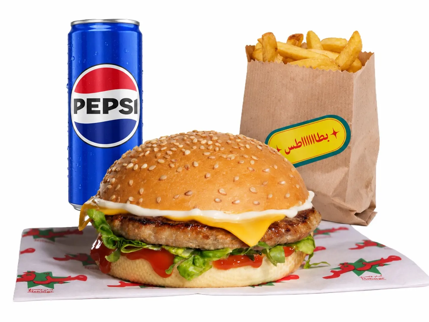 Single Grilled Chicken Burger Meal