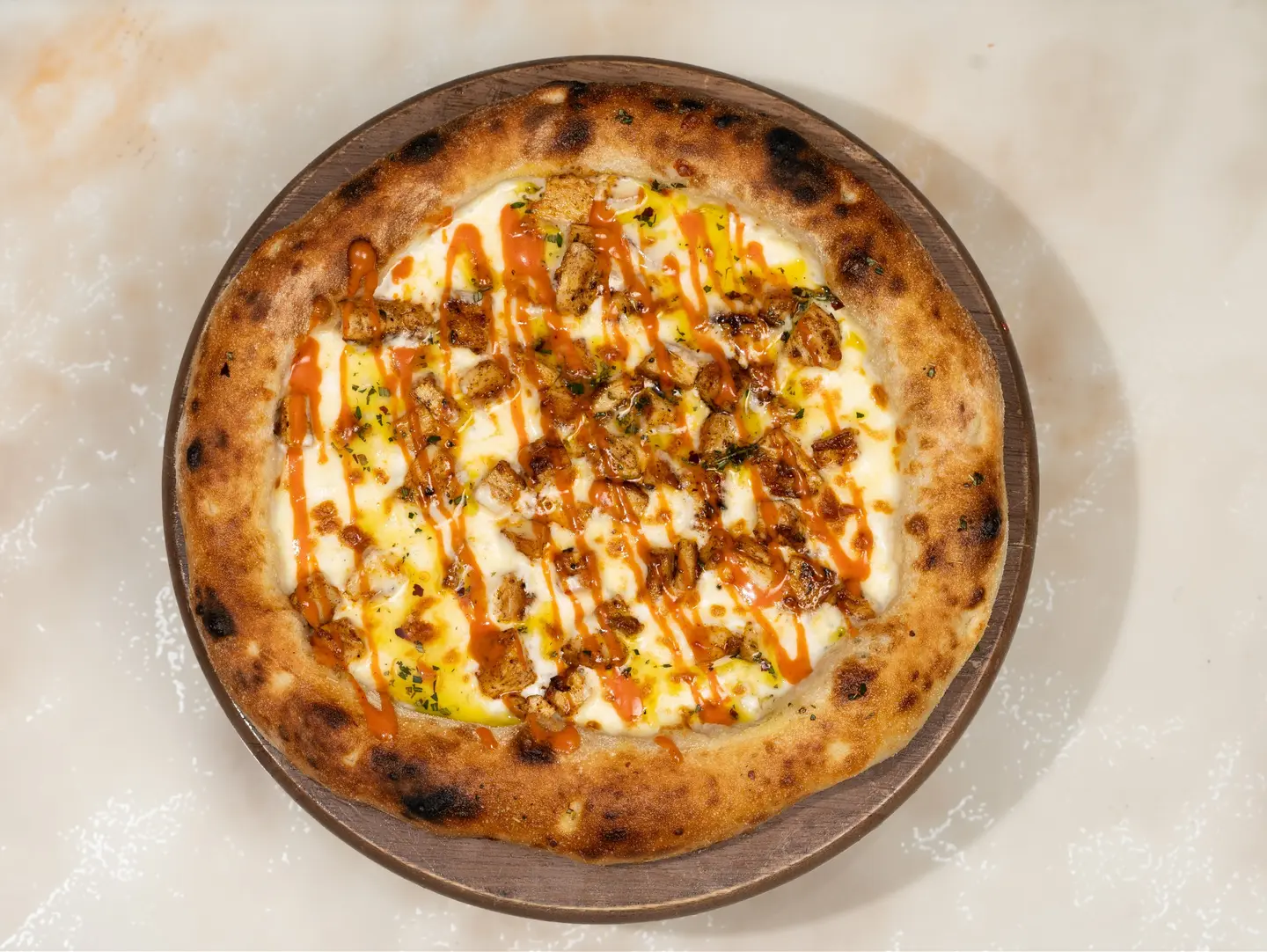 Neapolitan Chicken Pizza