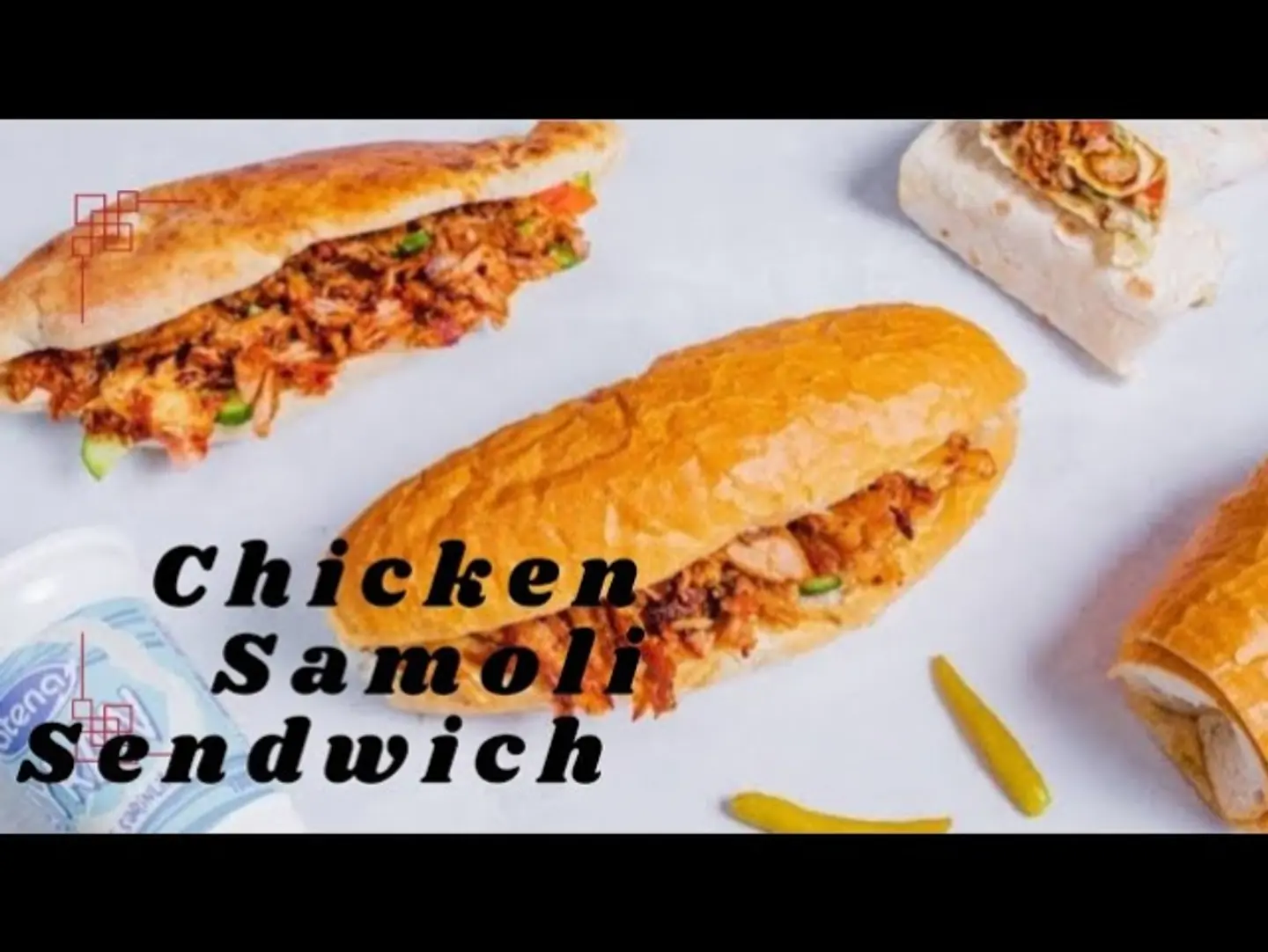 Sandwish Chicken Samoli With Cheese