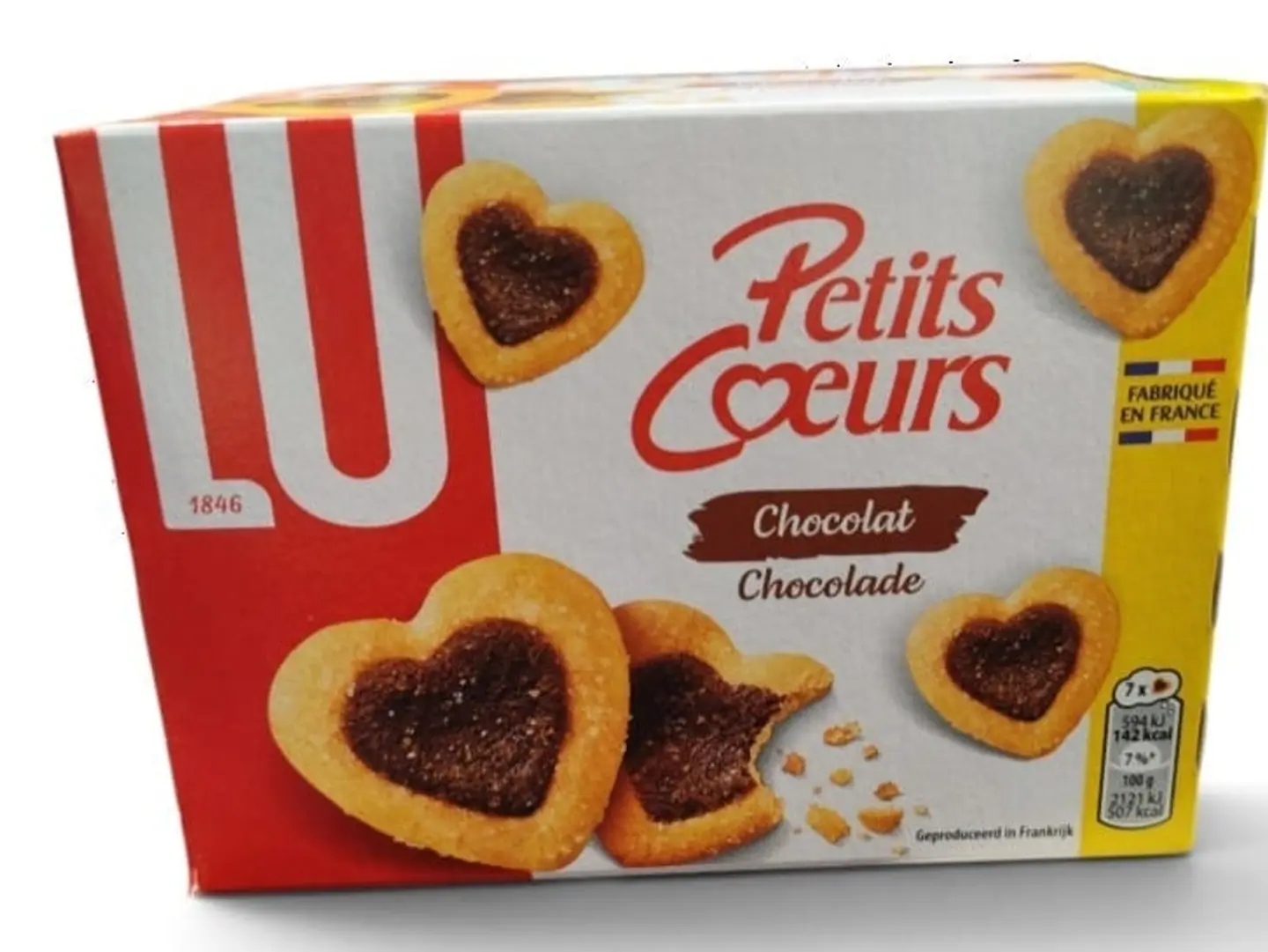 Lu Petit Cœur Chocolate Biscuits 125g