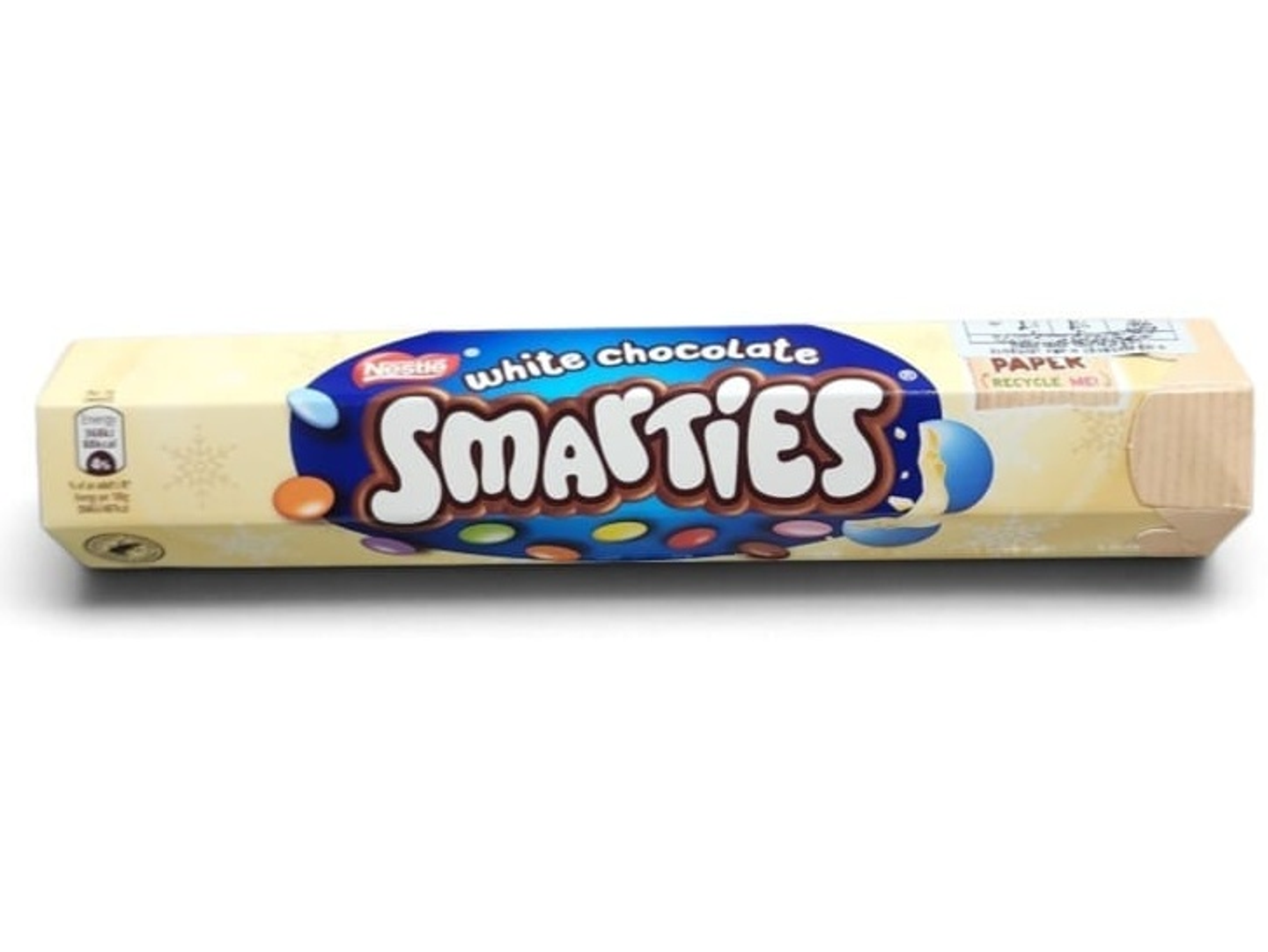 Nestlé Smarties White Chocolate Pellets Uk 120g Tube
