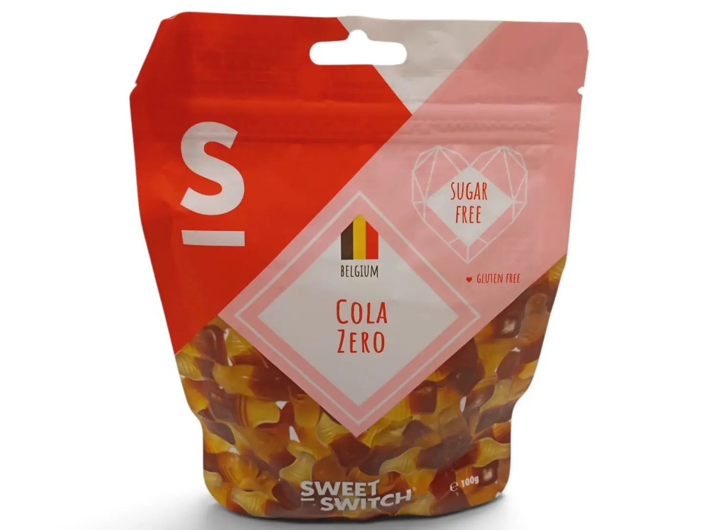 Belgian Sugar Free Cola Flavored Jelly 100g