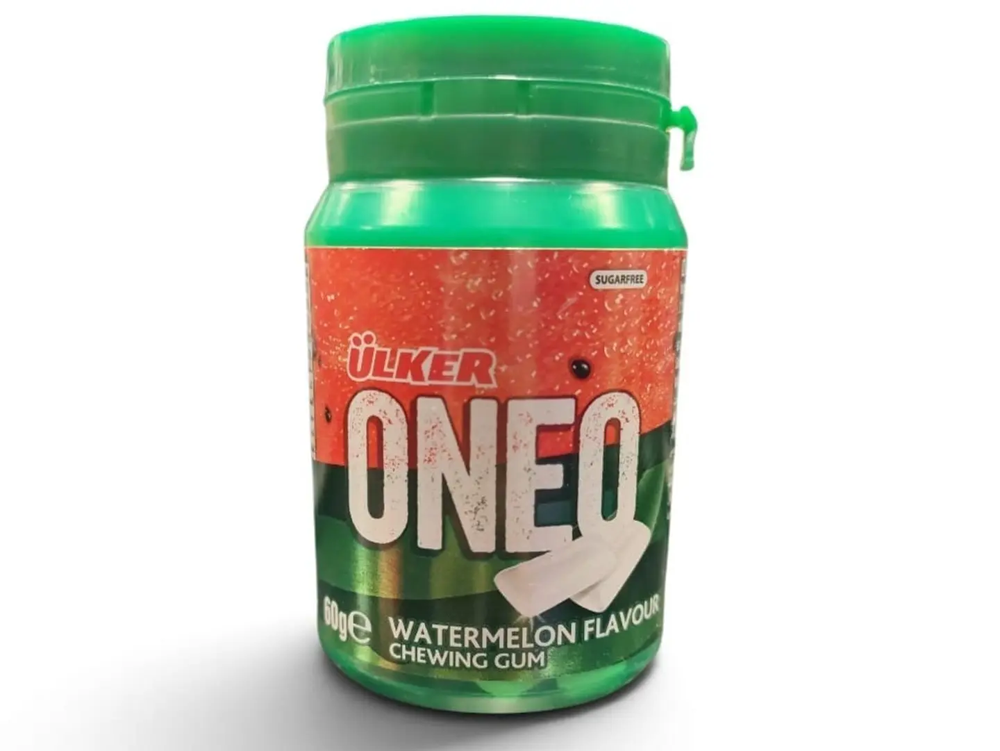 ülker Sugar Free Watermelon Flavored Gum 60g Pack