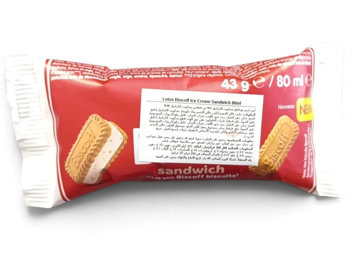 Lotus Ice Cream Sandwich 80ml