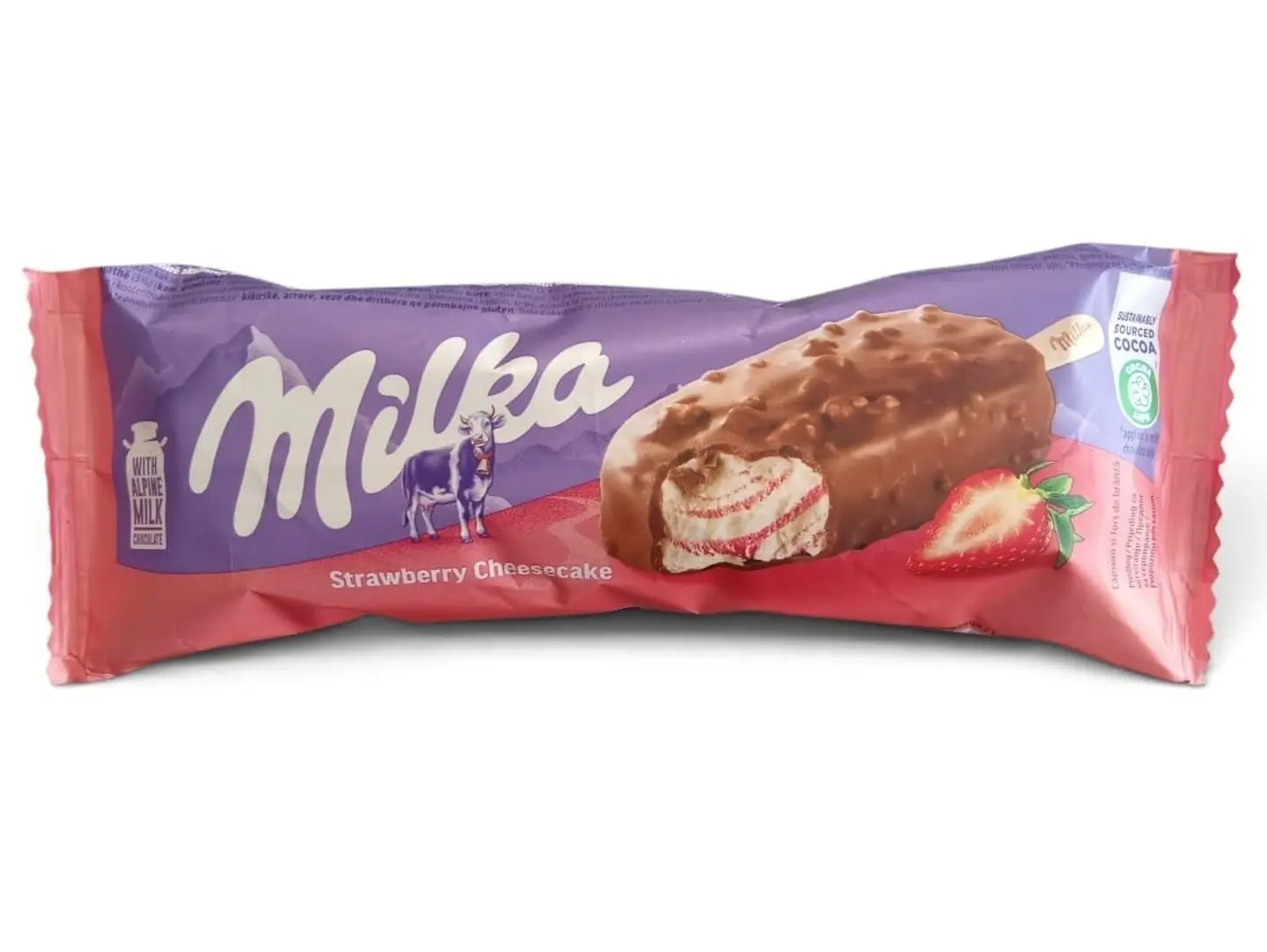 Milka Strawberry Chocolate Ice Cream 90ml