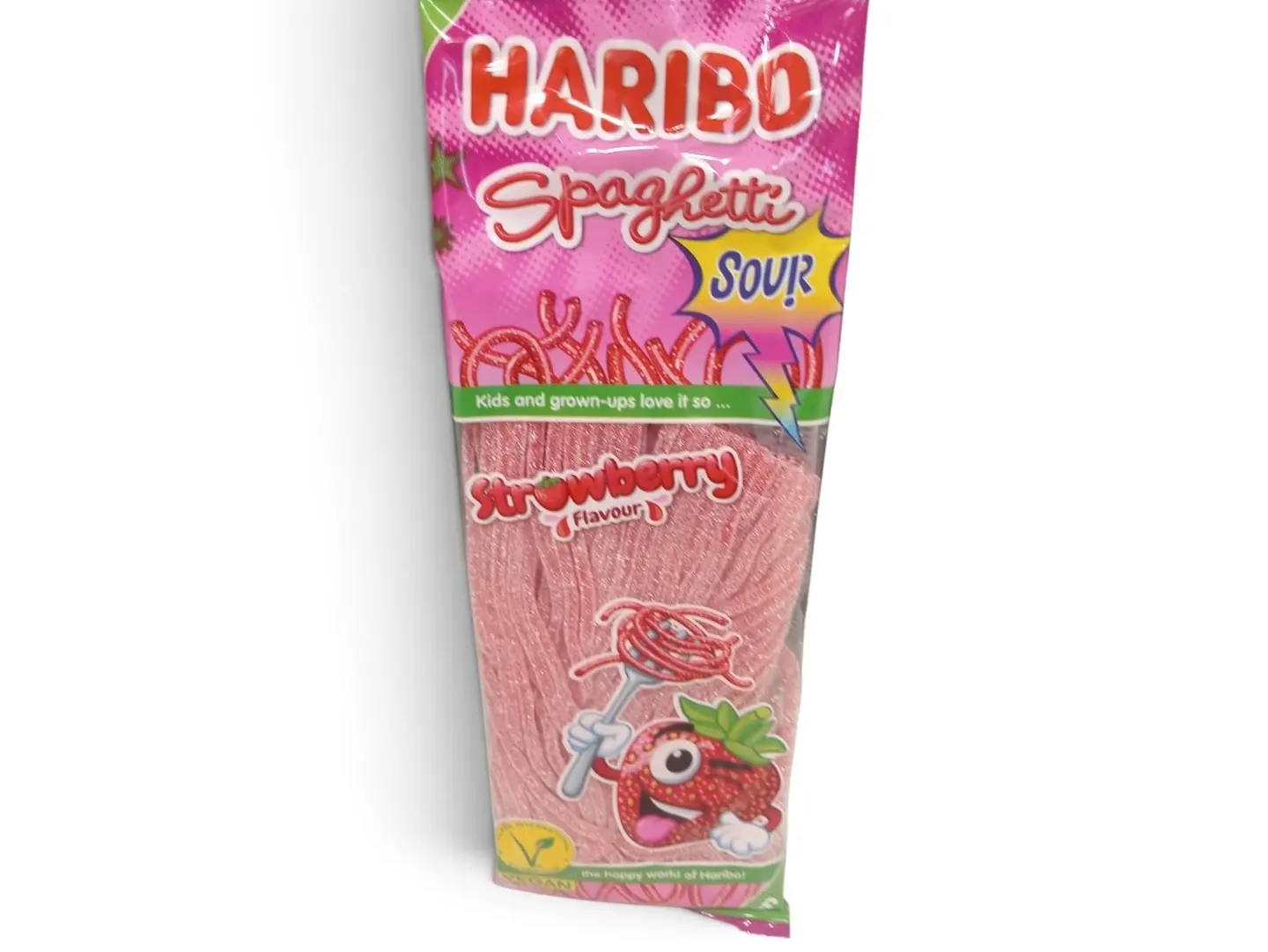 Haribo Spaghetti Strawberry Gummy Candy 200g