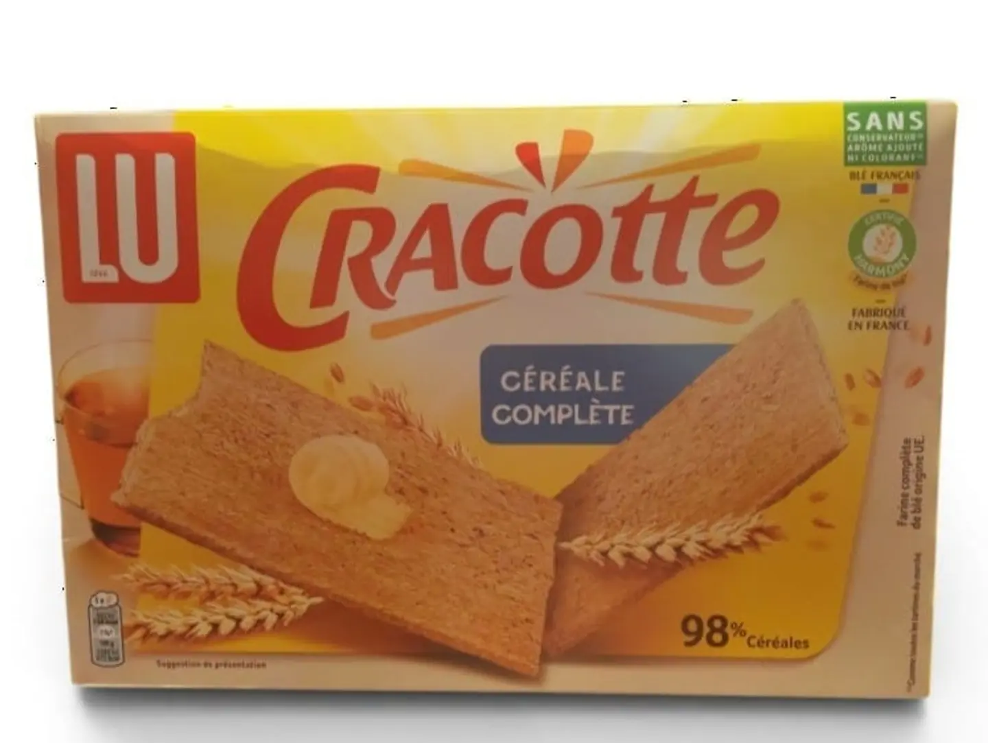 Lu Cracotte Whole Grain Biscuits 250g