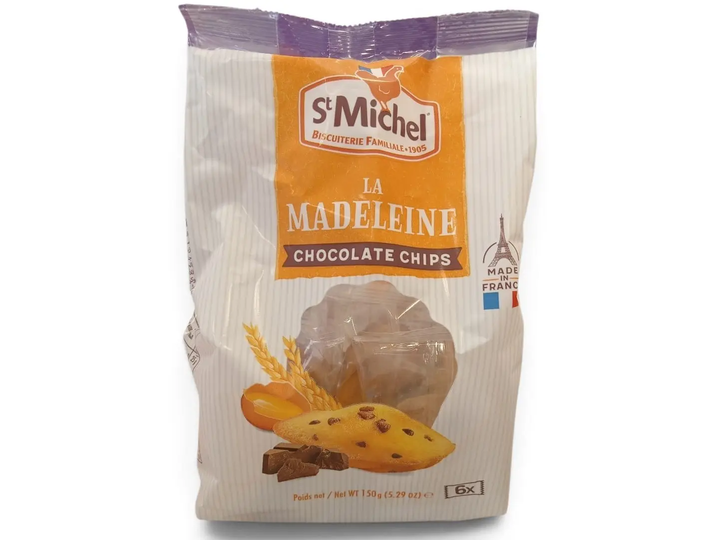 French Chocolate Chip Madeleines (150g)