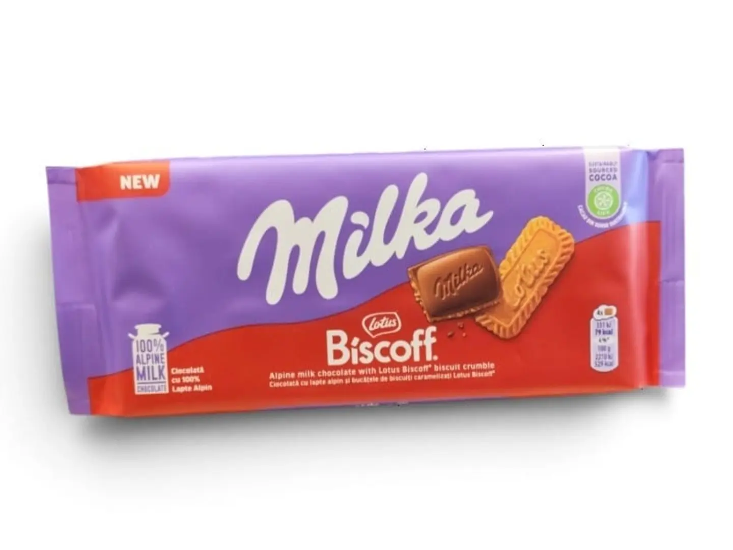 Milka Lotus Biscuit Bar 90g