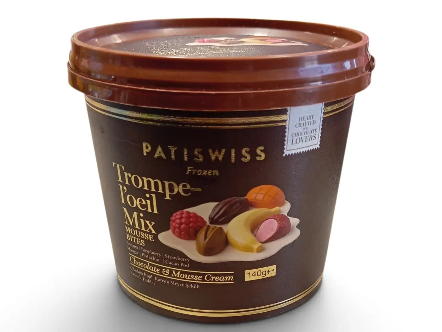 Patiswiss Fruit Shaped Mousse Ice Cream Pieces (140g)