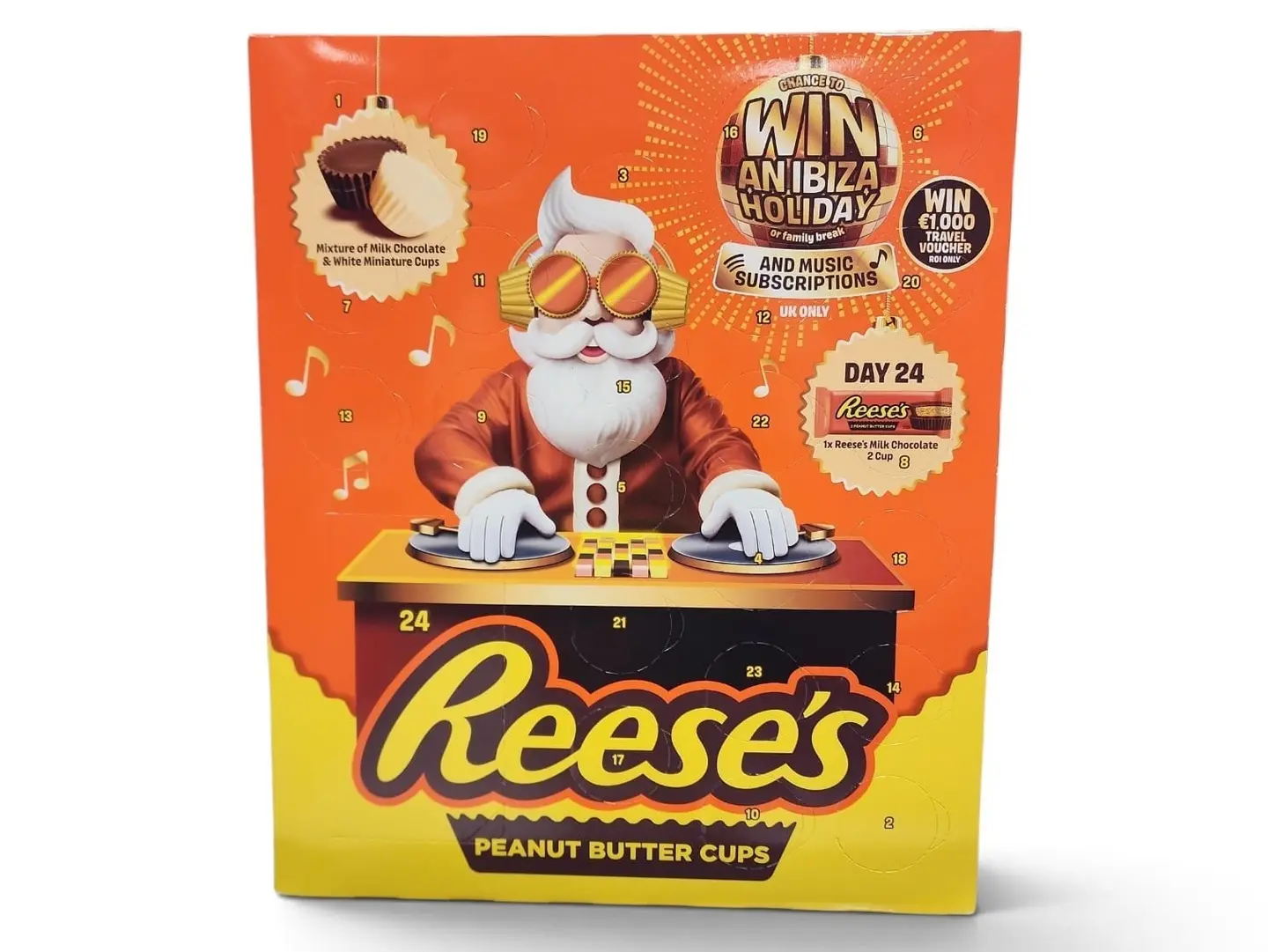 Reese's Milk & White Chocolate Peanut Butter Cups Advent Calendar (Uk Edition 245g