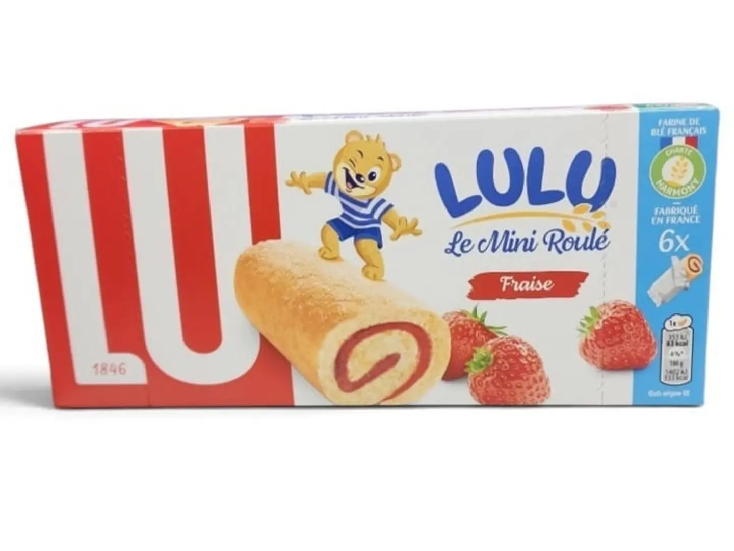 Lulu Roll Strawberry Flavored Cake 150g