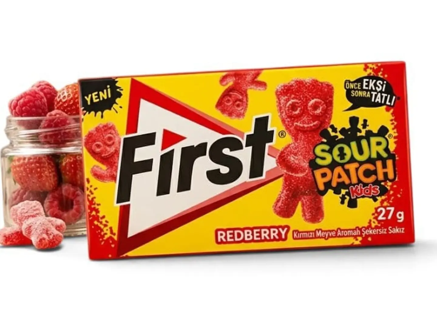 Sour Patch Raspberry Gum 27g