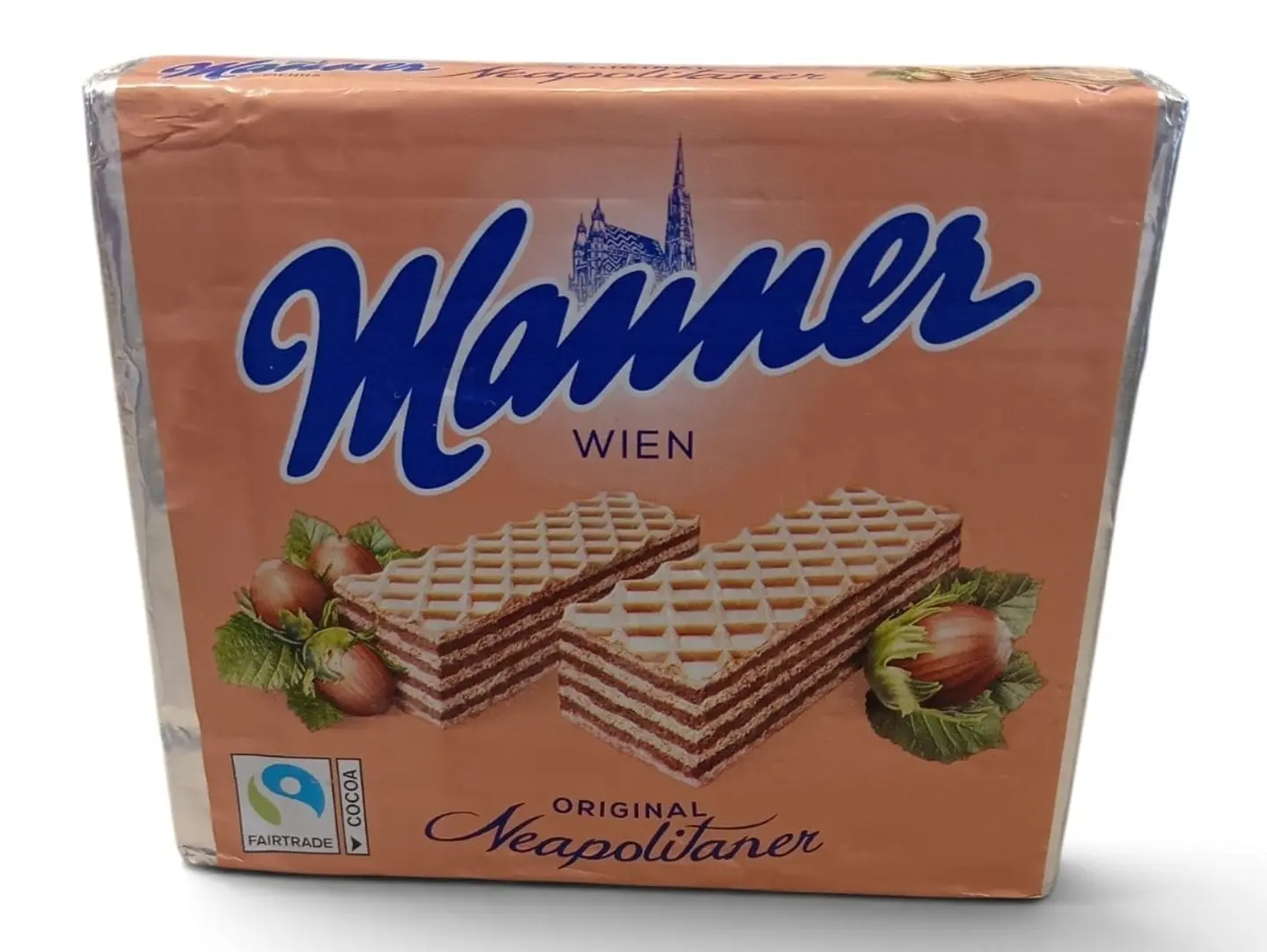 Manner Hazelnut Flavored Wafer Bar 75g