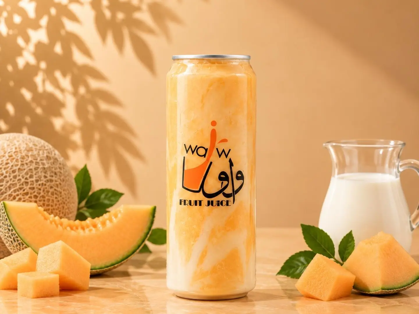 شمام مع حليب