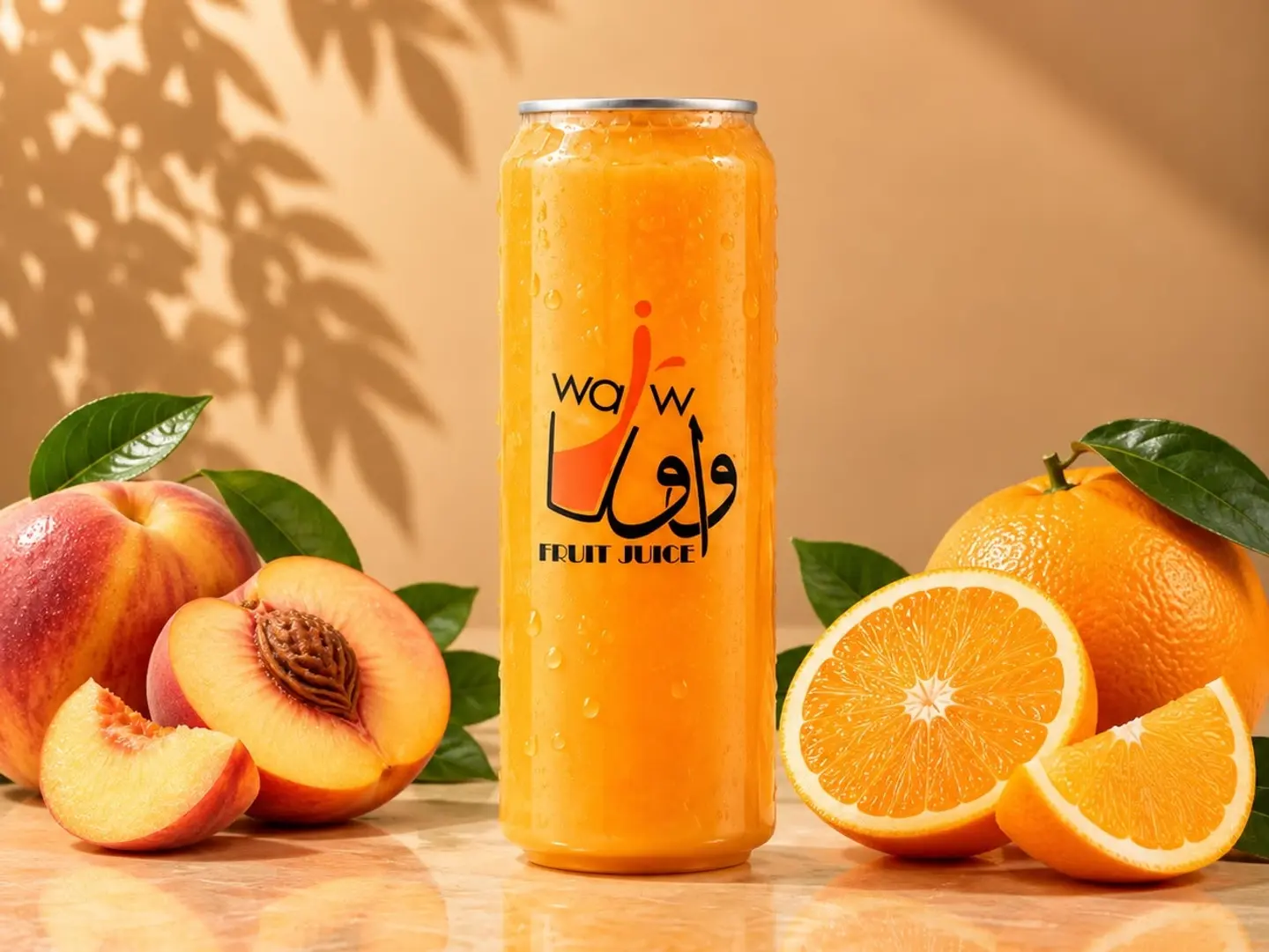 Peach With Orange